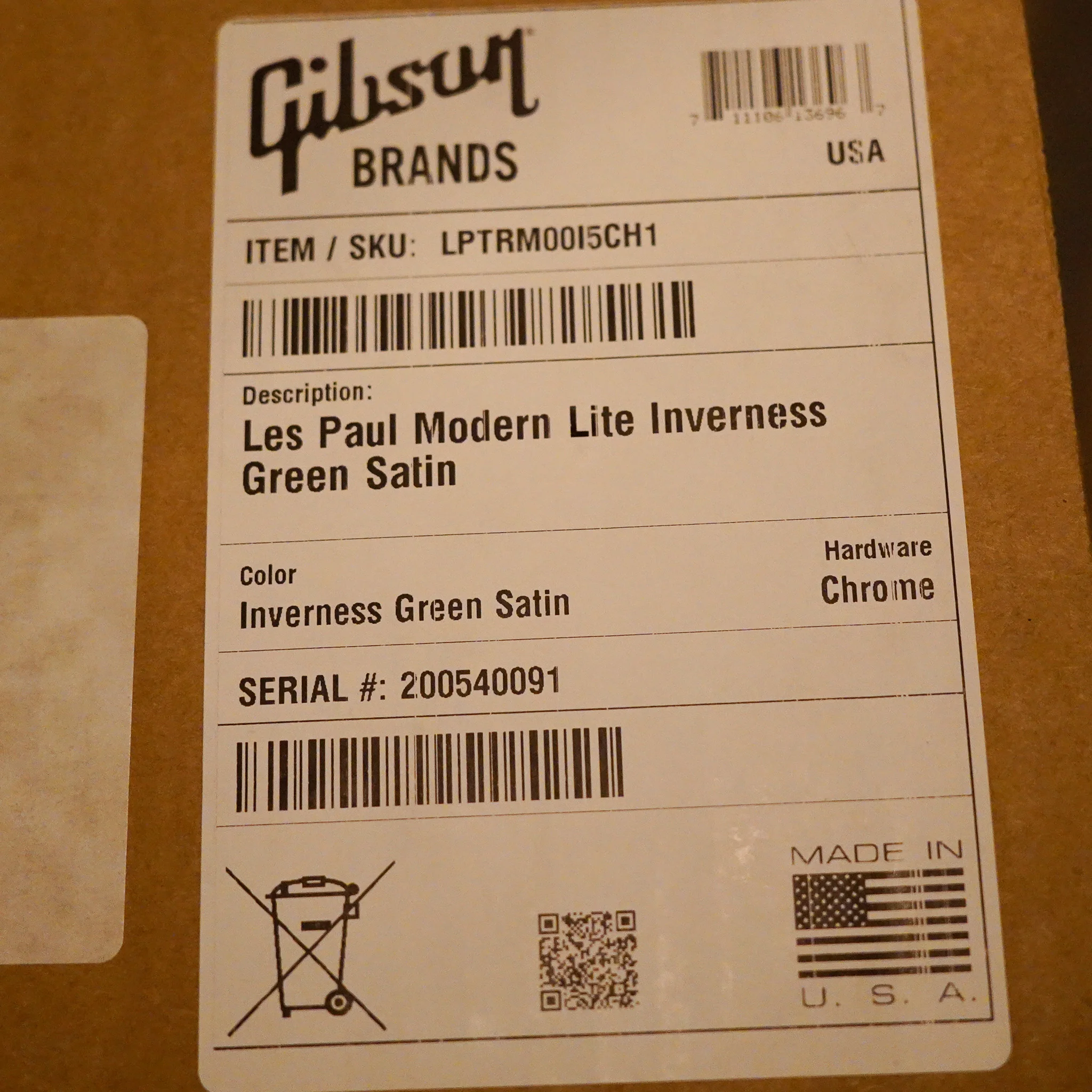 Gibson Les Paul Modern Lite 2024 Inverness Green Satin w/ Original Gig Bag, Case Candy - Image 19