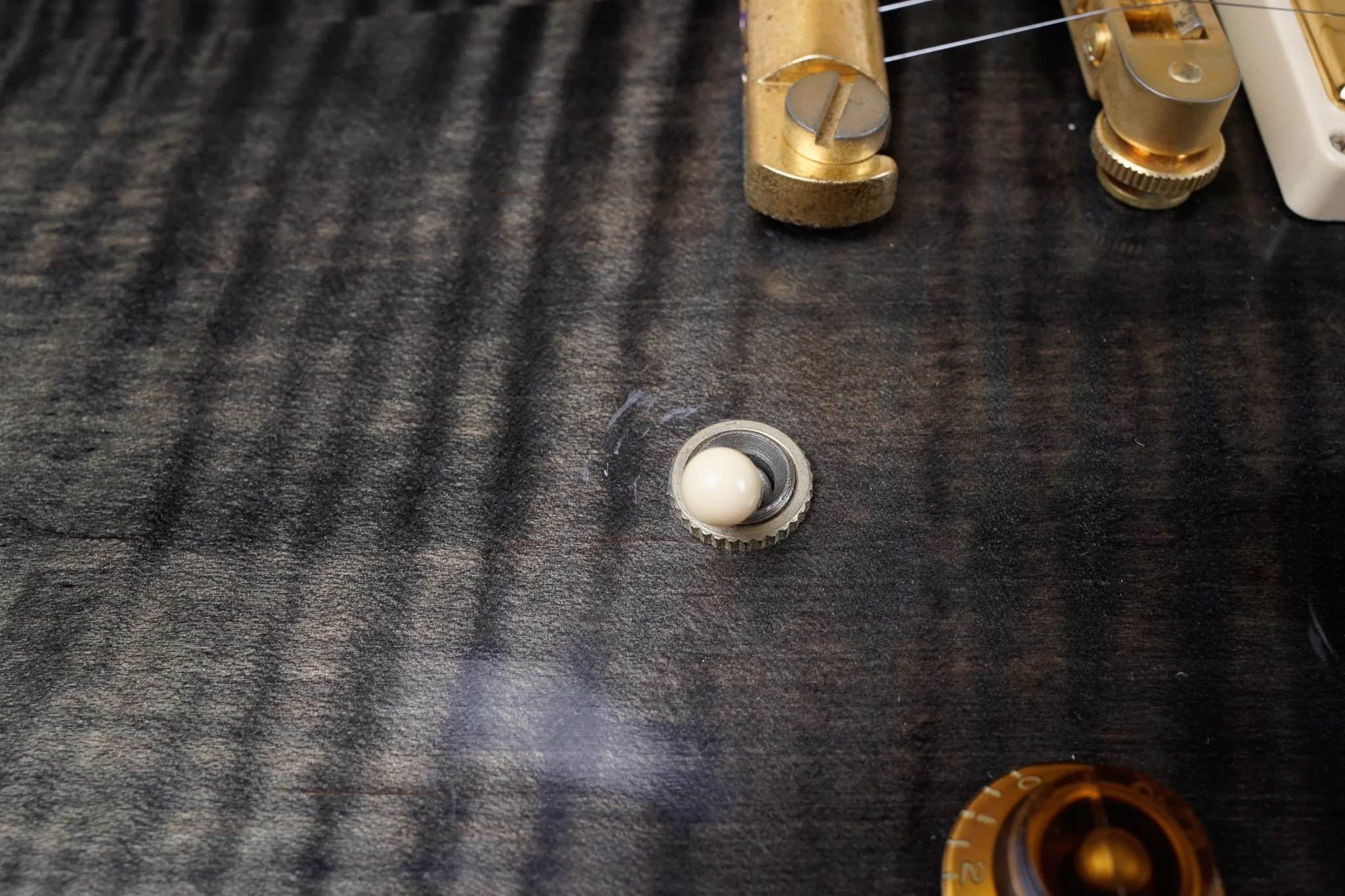 Gibson Les Paul Standard Double Cutaway Plus 2005 Trans Black w/ OHSC - Image 9