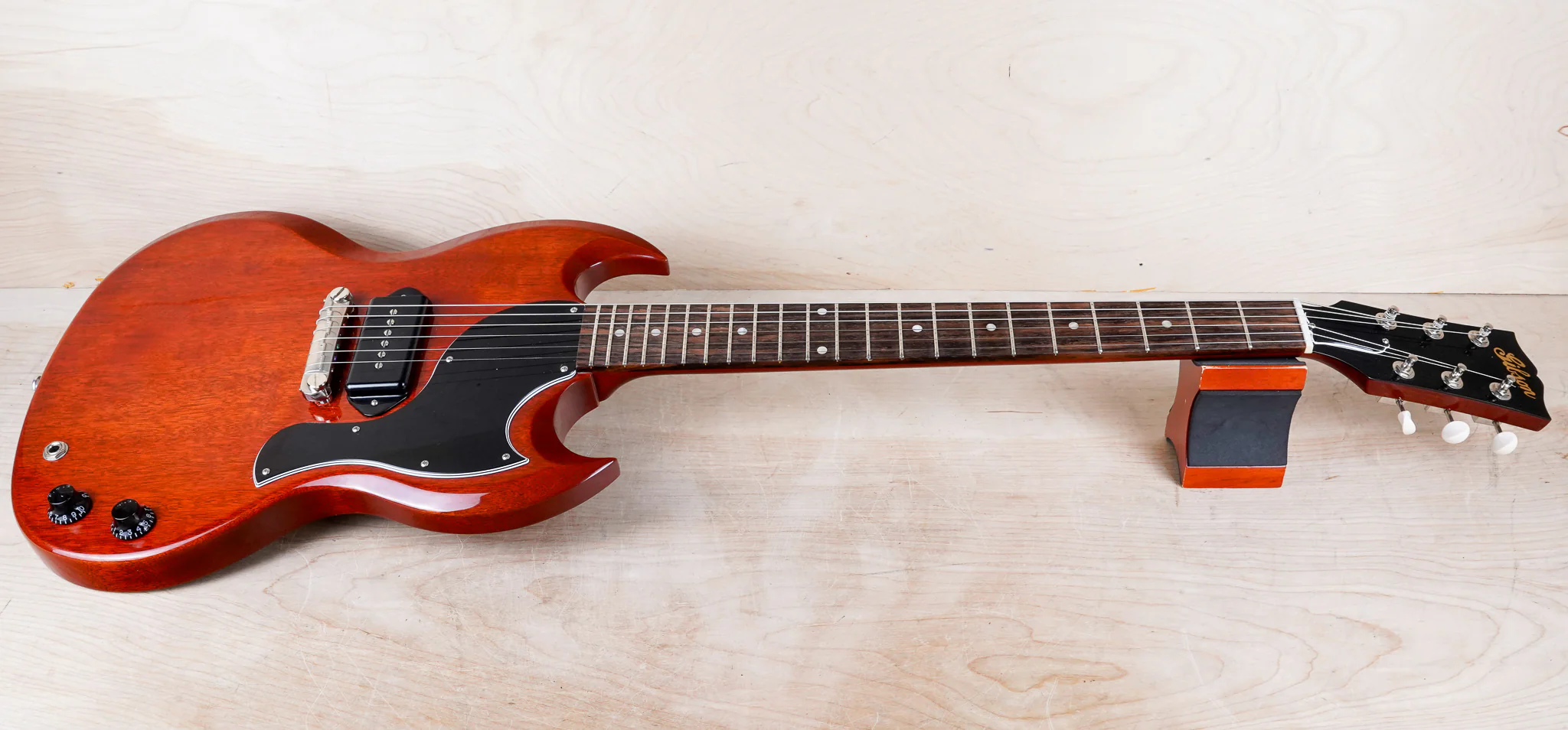 Gibson Limited Edition SG Junior 2018 Cherry Banner Logo w/ OHSC, Tags - Image 4