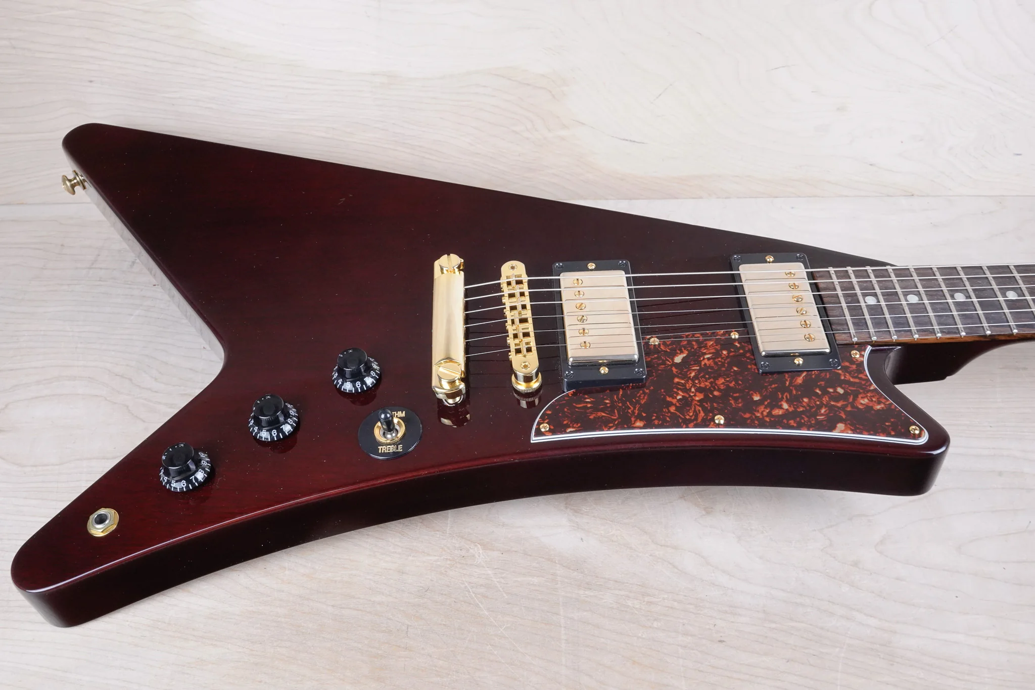Gibson Moderne 2019 Aged Cherry '57 Classic PAFs w/ OHSC - Image 5