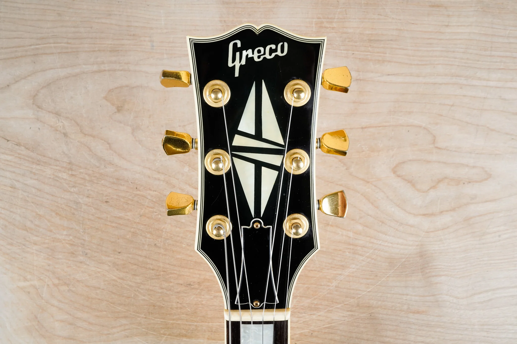 Greco Mint Collection EGC68-60 MIJ 1989 White Screamin' PAFs 1968 Custom Reissue Split Diamond Vintage Japan w/ Bag - Image 13