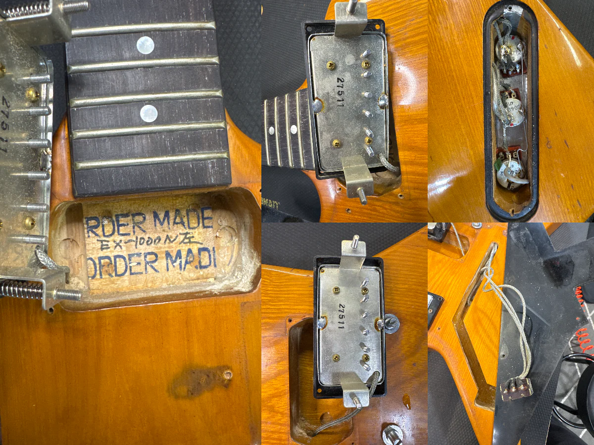 Greco Order Made EX-1000 Left Handed MIJ 1975 Natural Fujigen (Lefty EX800, Ibanez Destroyer 2459) w/ Bag - Image 25