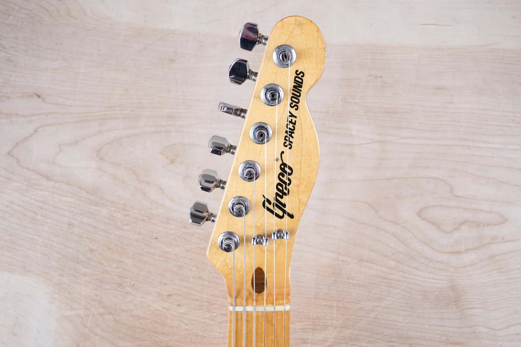 Greco Spacey Sounds TE-500 MIJ 1975 Natural Maxon Humbuckers Vintage Japan Matsumoku w/ Bag - Image 22