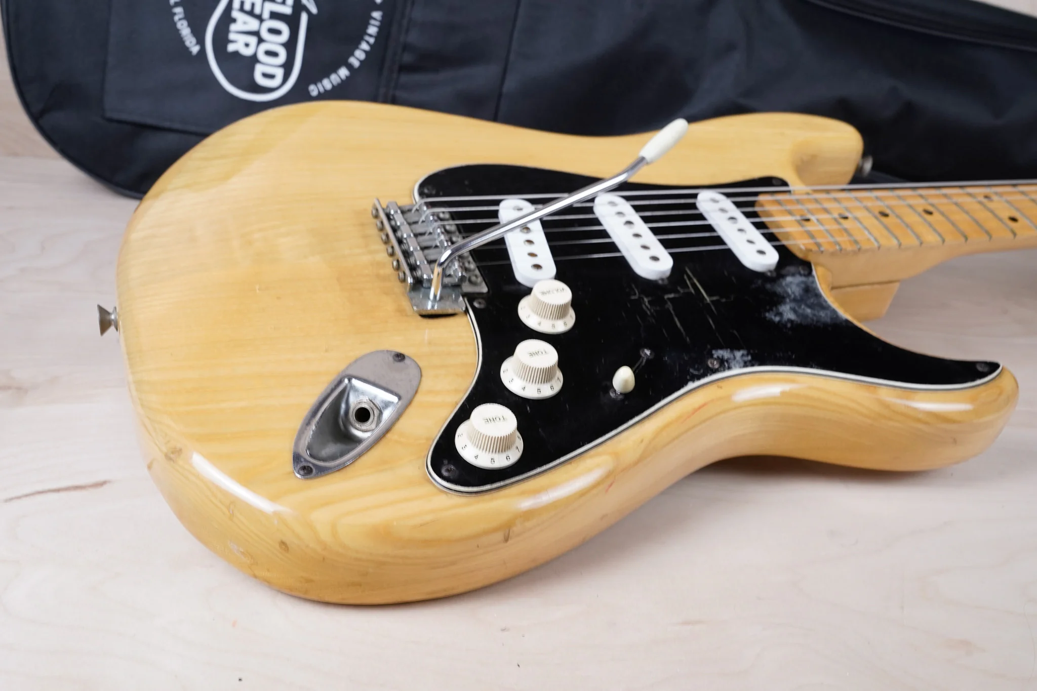 Greco Super Sounds SE450 1976 Natural Vintage Made in Japan MIJ  w/ Bag - Image 11