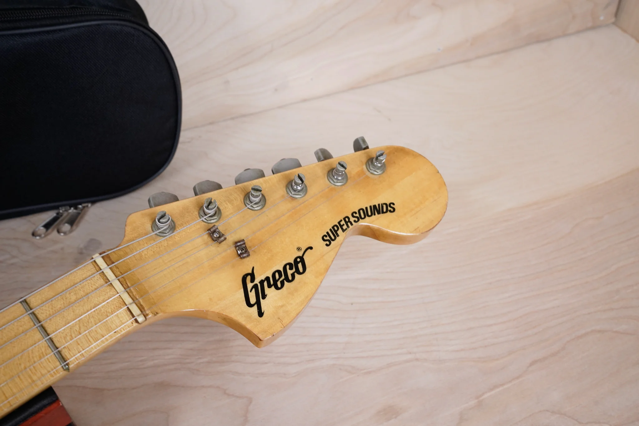 Greco Super Sounds SE450 1976 Natural Vintage Made in Japan MIJ  w/ Bag - Image 4