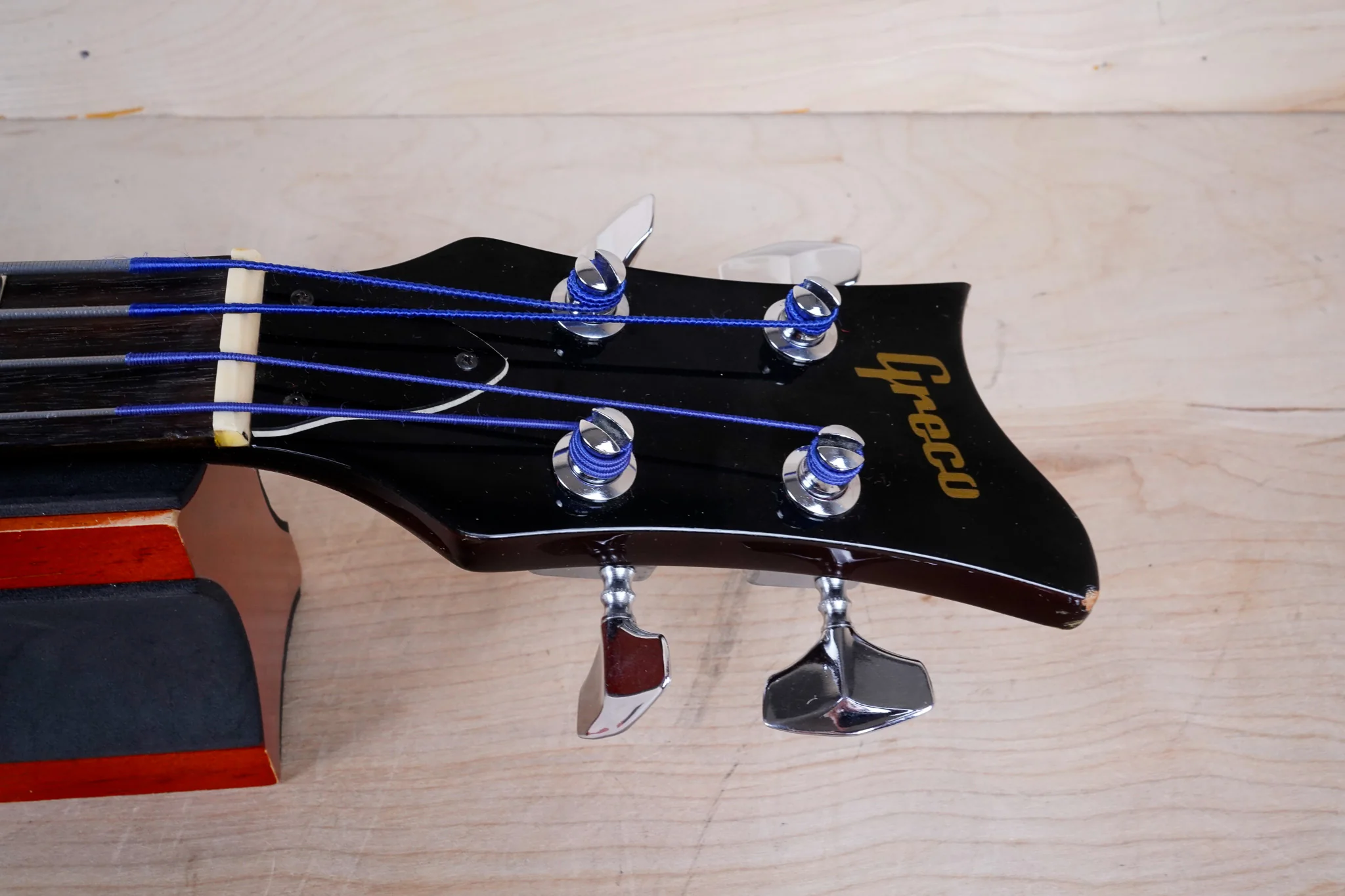 Greco VB50 Violin Bass MIJ 1986 Sunburst Vintage Japan w/ OHSC - Image 4