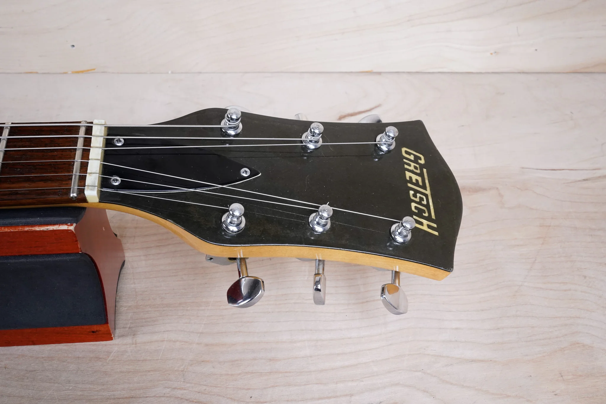 Gretsch 7607 Broadkaster Hollow Body 1975 Natural Filter'Tron Pickups Vintage USA w/ OHSC - Image 4