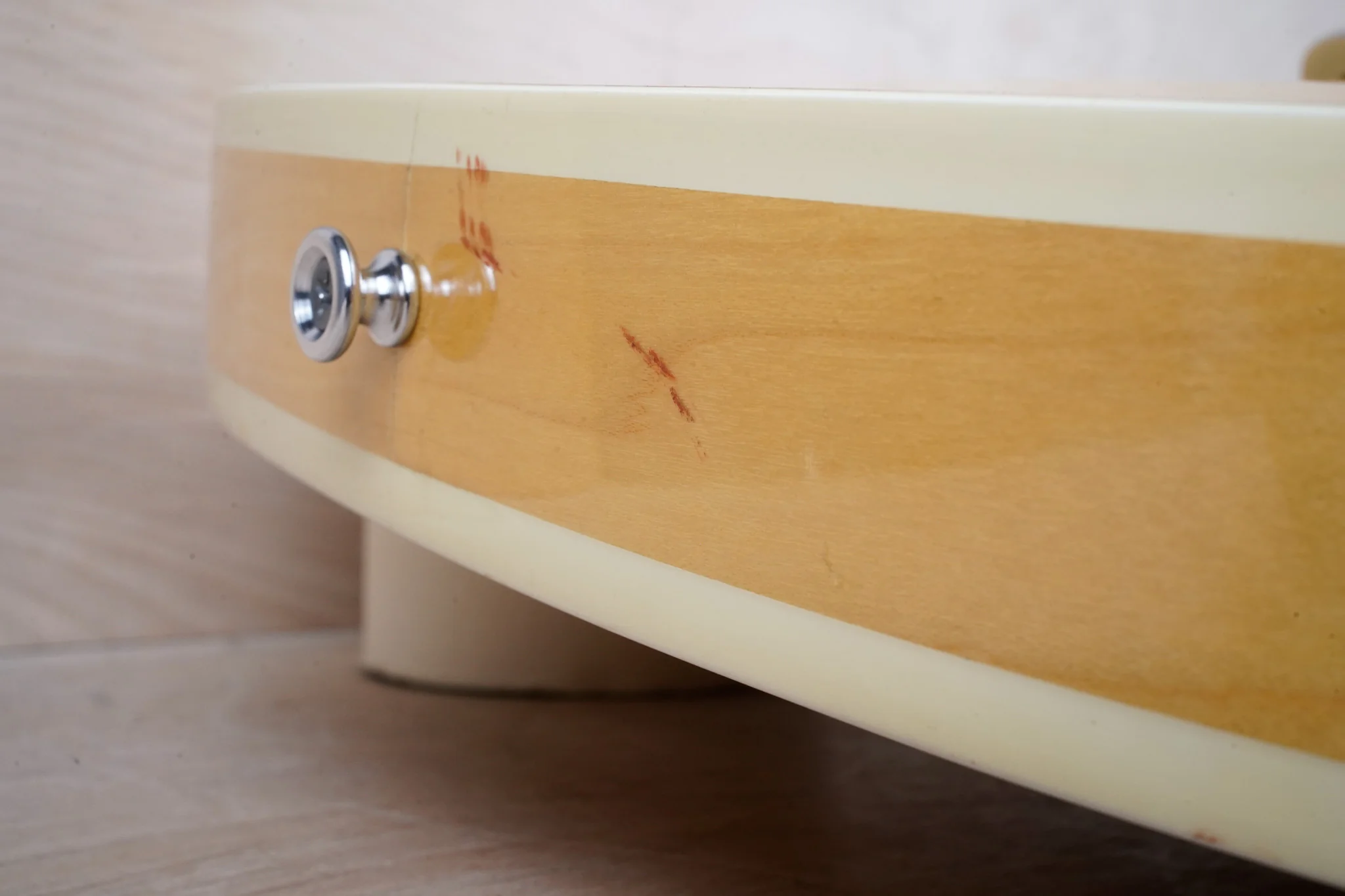 Gretsch 7607 Broadkaster Hollow Body 1975 Natural Filter'Tron Pickups Vintage USA w/ OHSC - Image 8