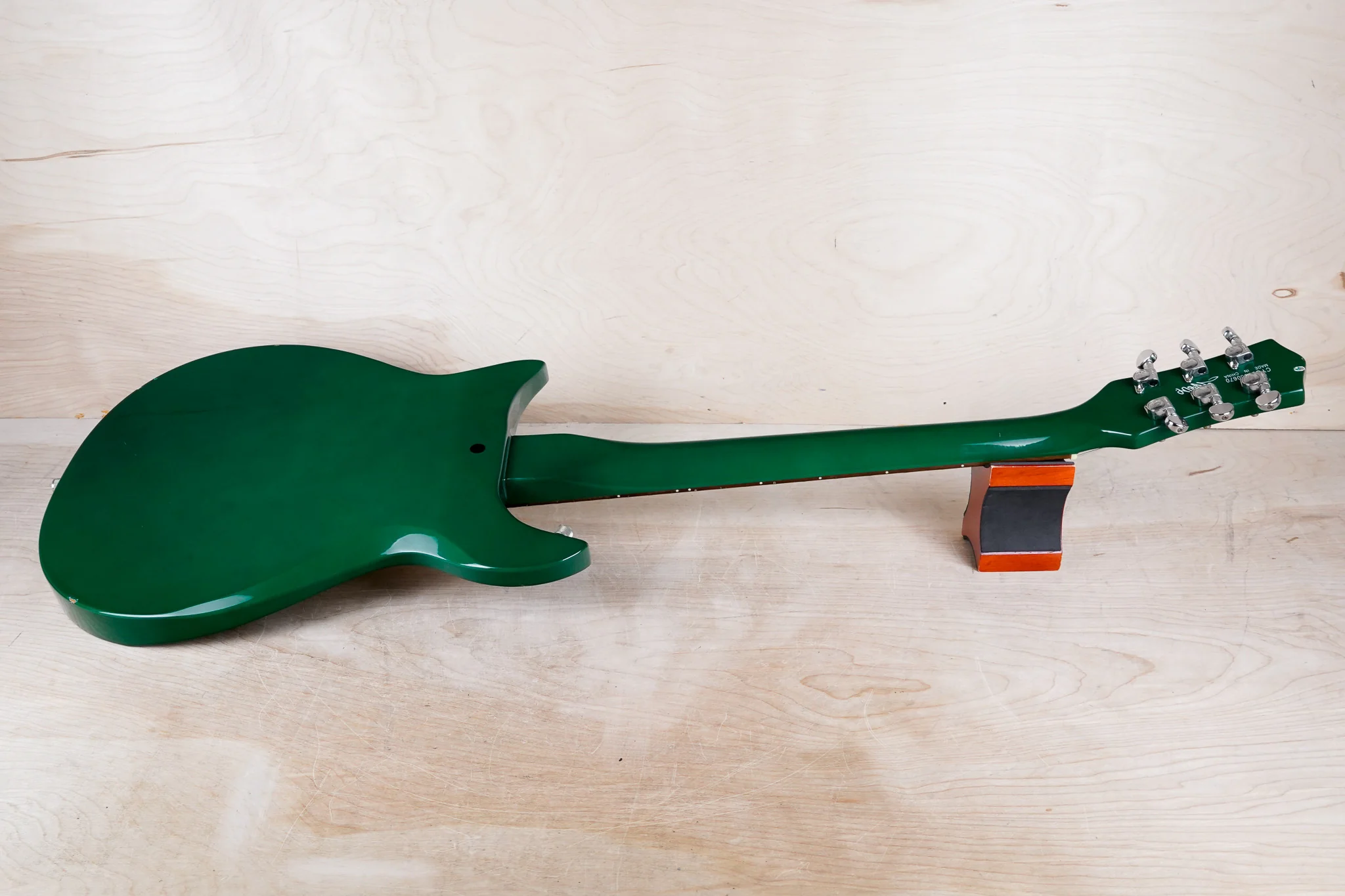 Gretsch G5135GL Electromatic G. Love Signature Corvette 2009 Phili-Green w/ Competition Stripe w/ Bag - Image 10