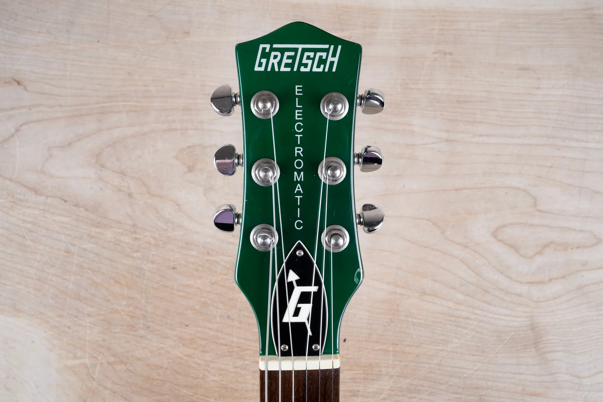 Gretsch G5135GL Electromatic G. Love Signature Corvette 2009 Phili-Green w/ Competition Stripe w/ Bag - Image 19