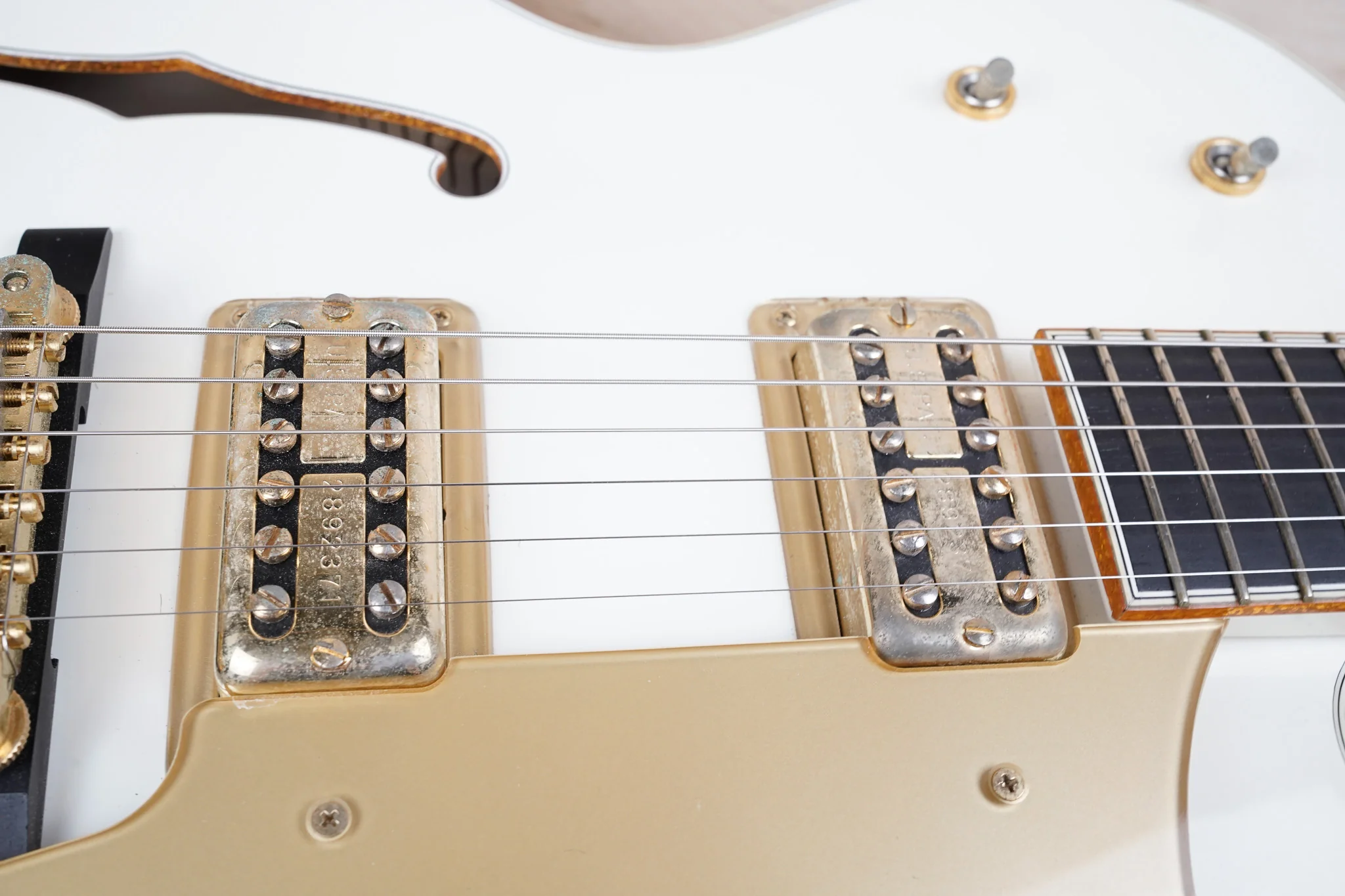 Gretsch G7593 White Falcon I 2012 Hollow Body MIJ White w/ OHSC - Image 11