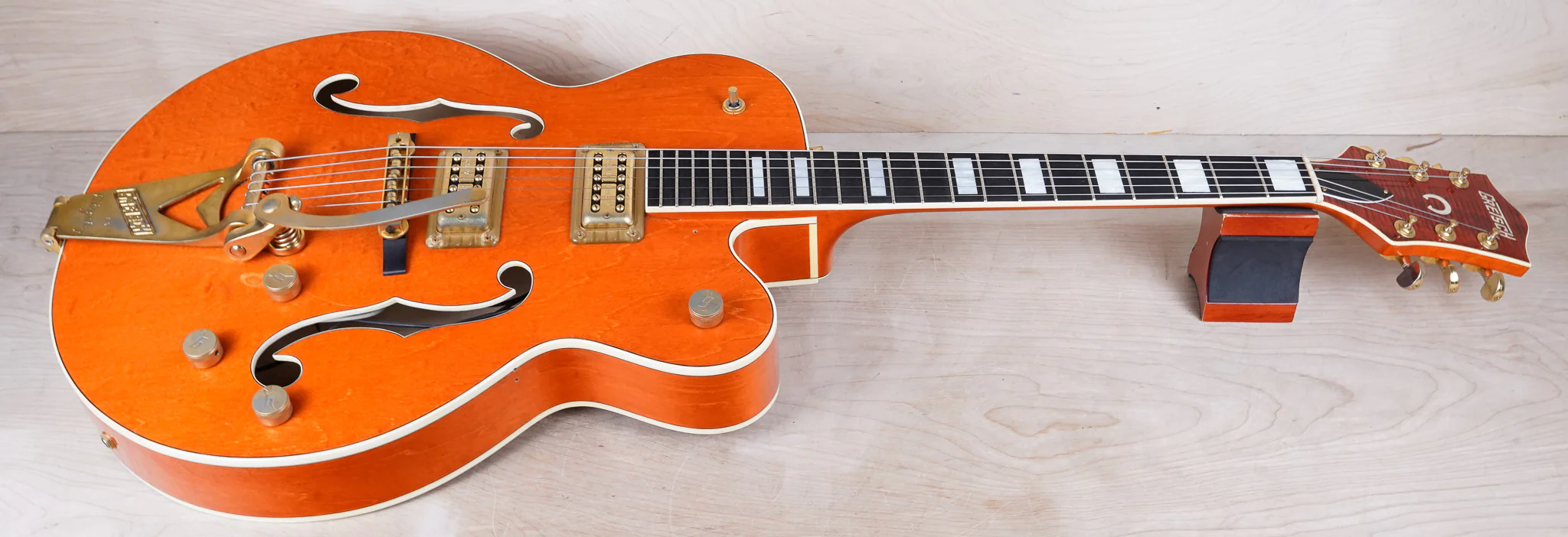 Gretsch Nashville 6120 Hollowbody MIJ 1995 Stain Orange Japan w/ OHSC - Image 3
