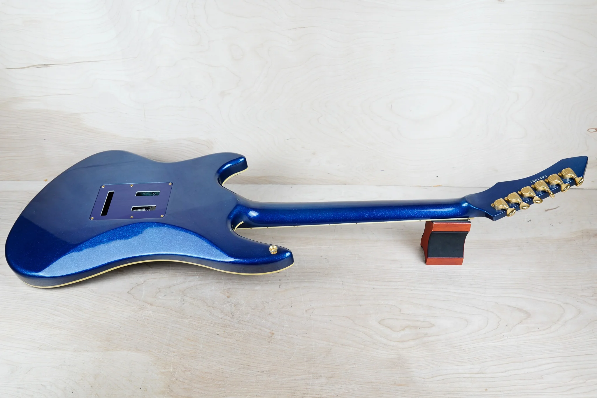 Guyatone LG-2100M Sharp 5 MIJ 1994 Blue Made in Japan w/ Hard Case - Image 9