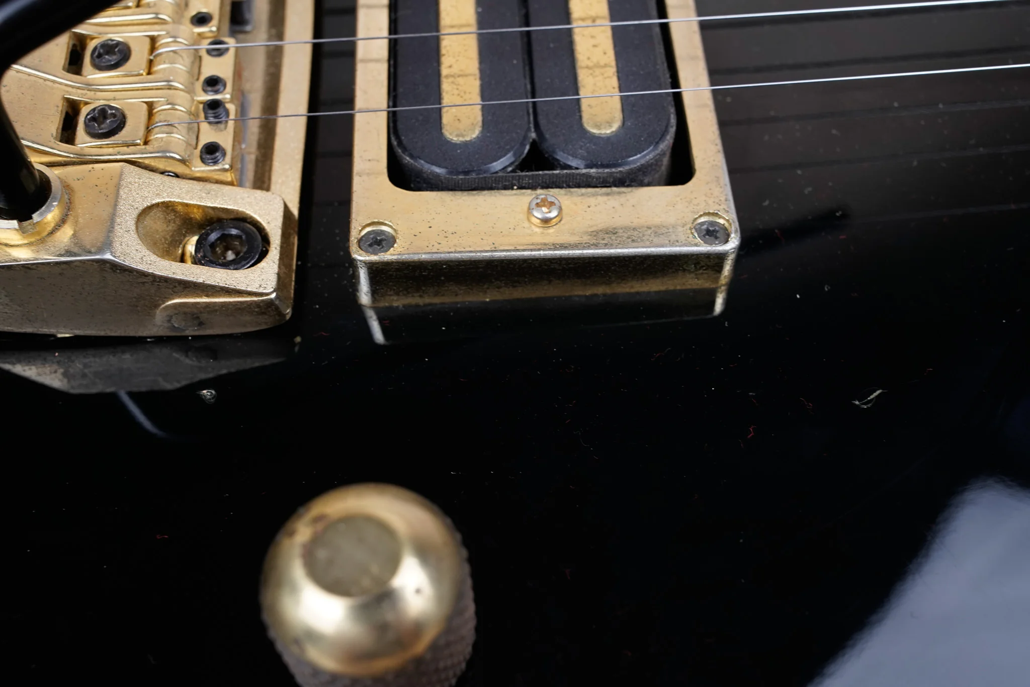 Ibanez Destroyer II DT330 MIJ 1985 Black Vintage Made in Japan Fujigen w/ Bag - Image 8