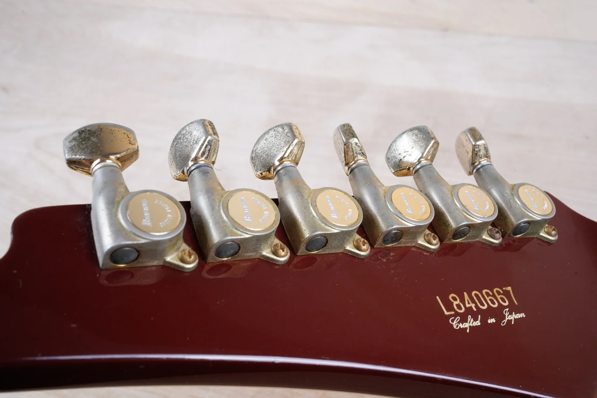 Ibanez Destroyer II DT450 MIJ 1984 Cherry Sunburst Pro Rock'r Tremolo Vintage Japan w/ Bag - Image 21