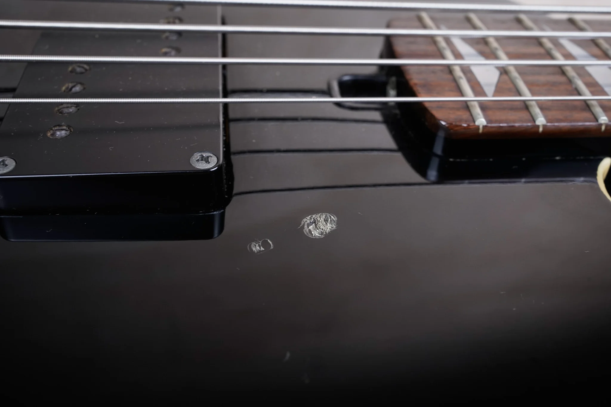 Ibanez Destroyer II DT870 Bass MIJ 1984 Black Vintage Japan Fujigen w/ Hard Case - Image 7