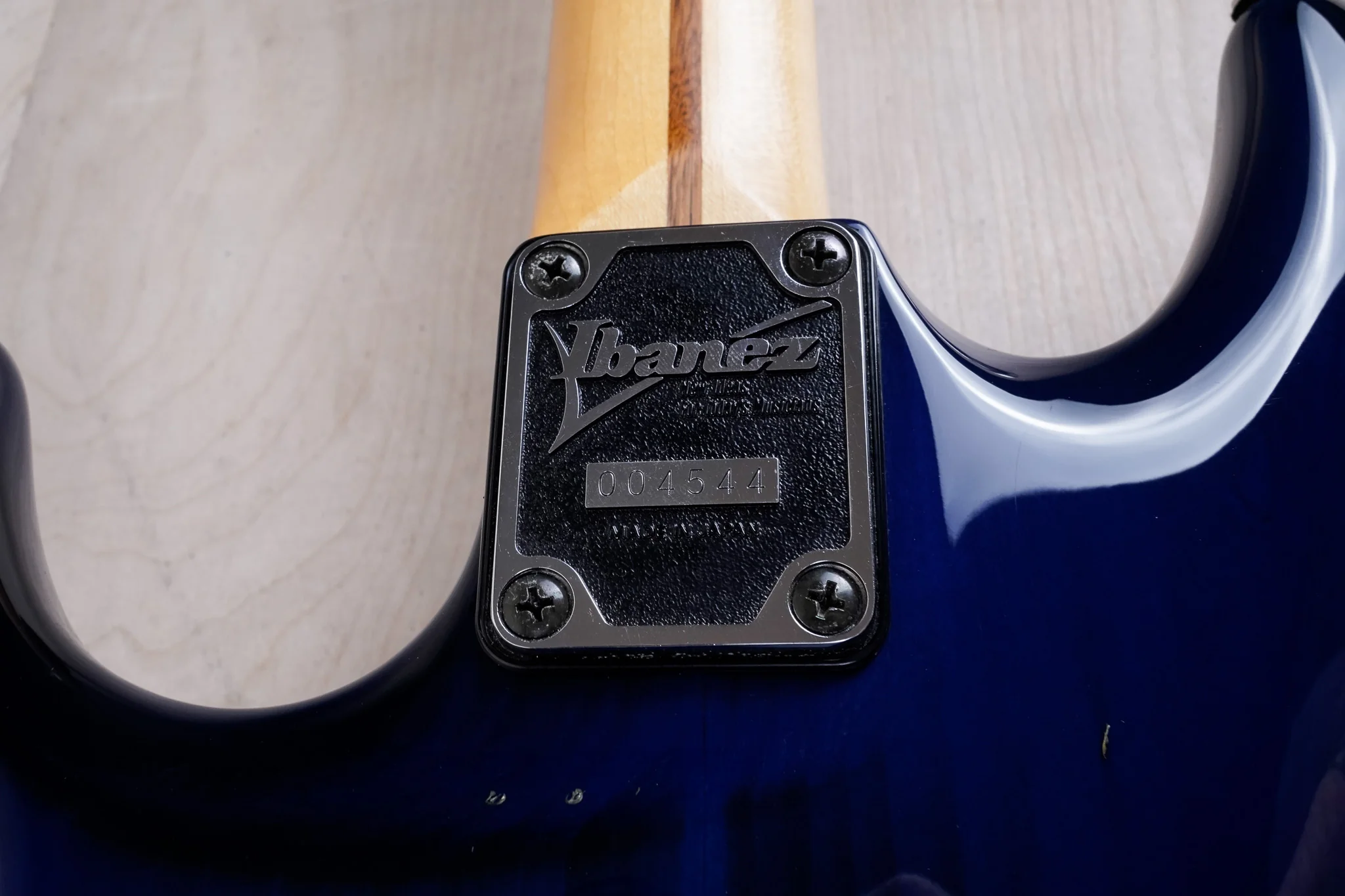 Ibanez JS1000 Joe Satriani Signature MIJ 1998 Burnt Transparent Blue Japan w/ Hard Case - Image 17