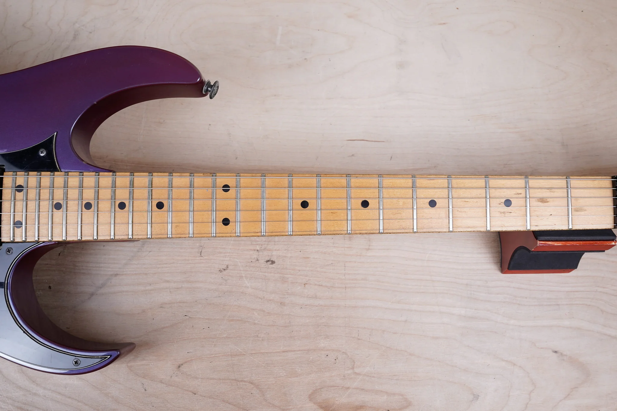 Ibanez RG550 MIJ 1991 Purple Metallic Made in Japan w/ Bag - Image 5
