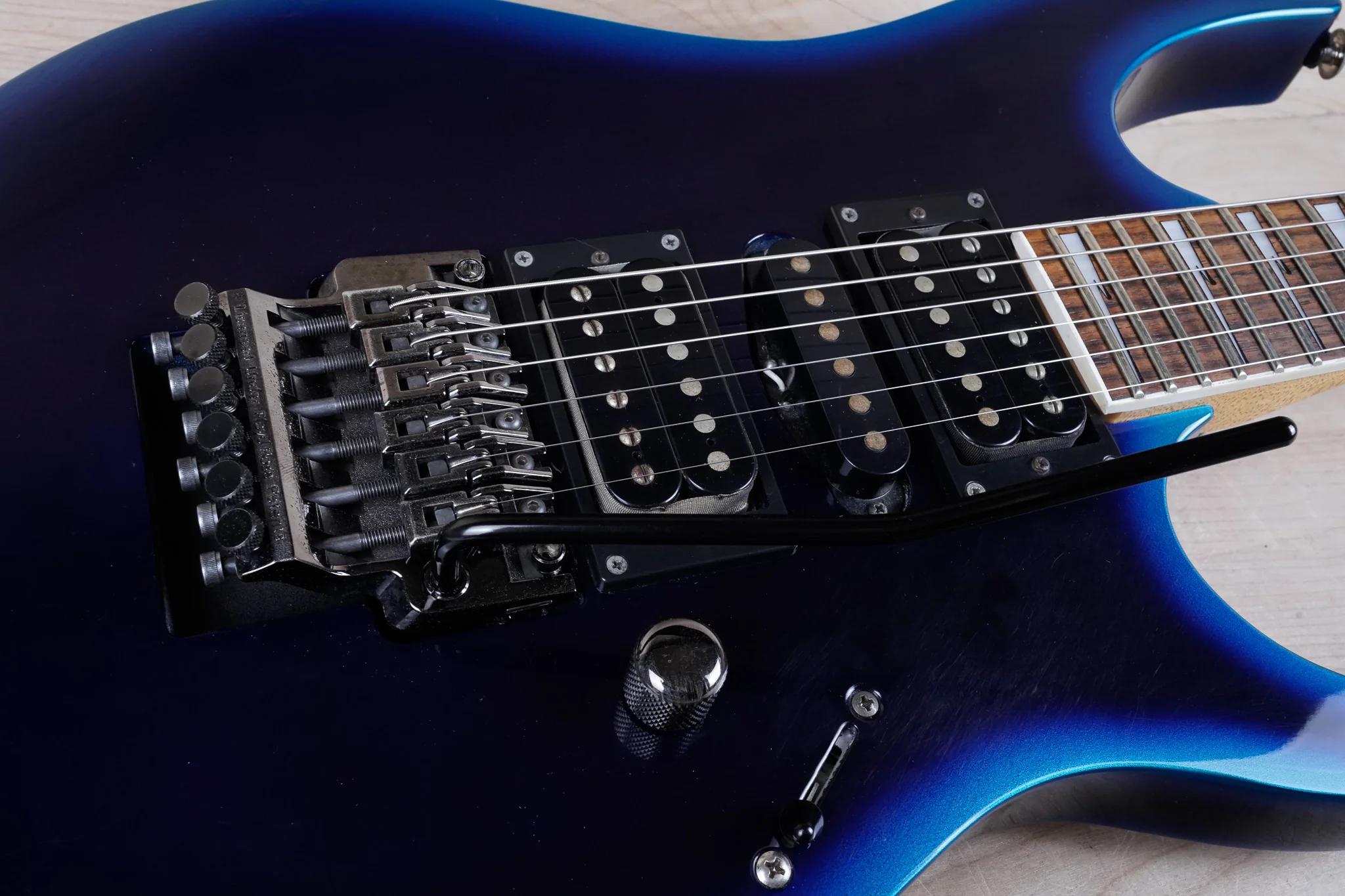 Ibanez RGR470 MIJ 1995 Jewel Blue Burst Japan Fujigen w/ Bag - Image 8