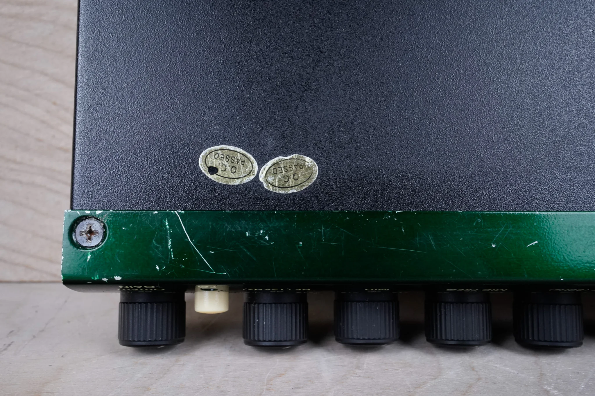 Joemeek threeQ Half-Rack Channel Strip Green Preamp Optical Compressor Equalizer EQ w/ Power Supply - Image 13