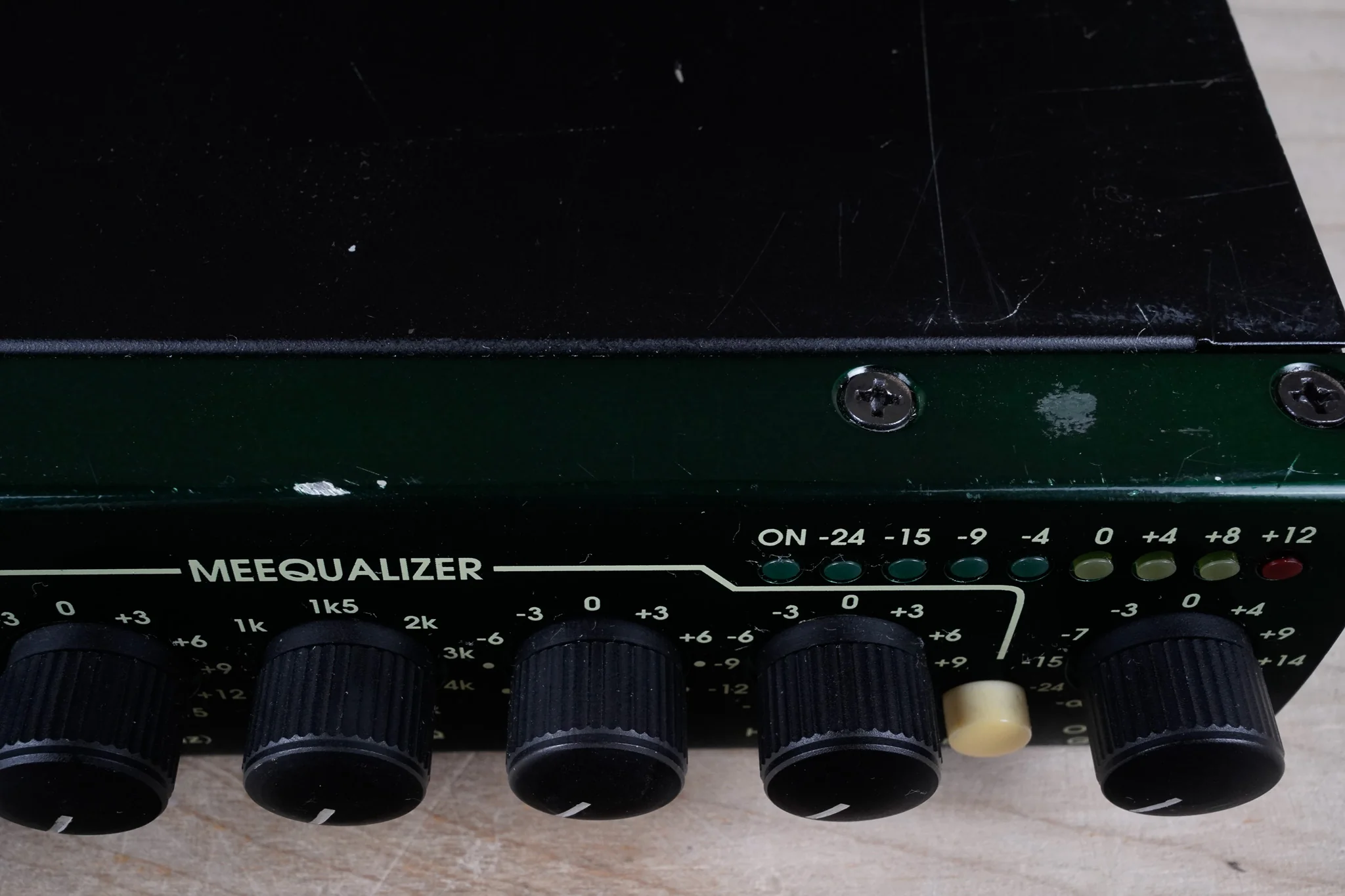 Joemeek threeQ Half-Rack Channel Strip Green Preamp Optical Compressor Equalizer EQ w/ Power Supply - Image 3