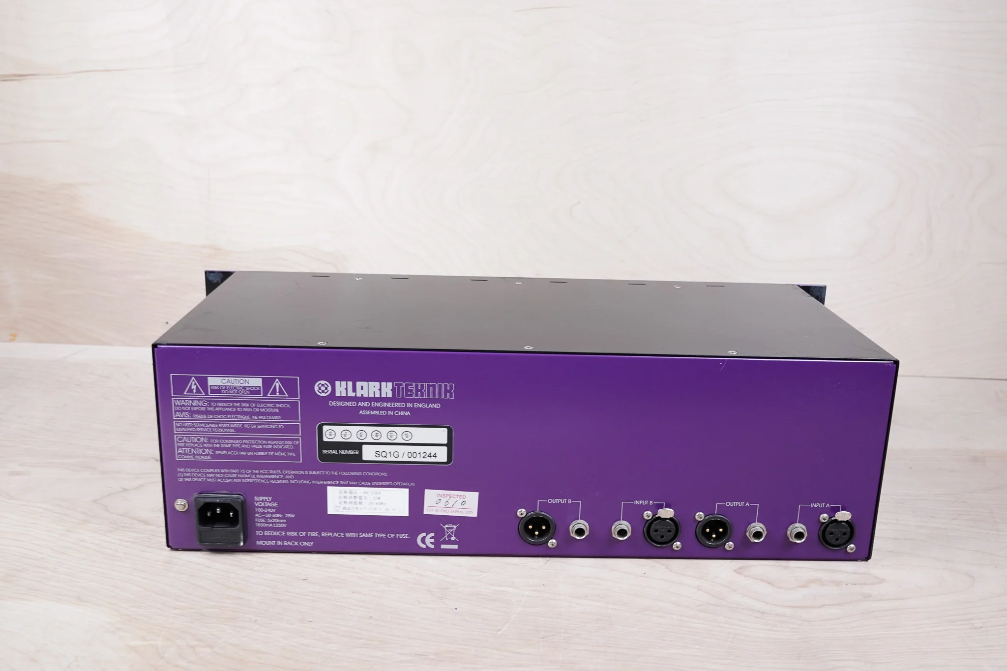Klark Teknik SQ1G Square One Dual 30-Band Graphic Equalizer - Image 5