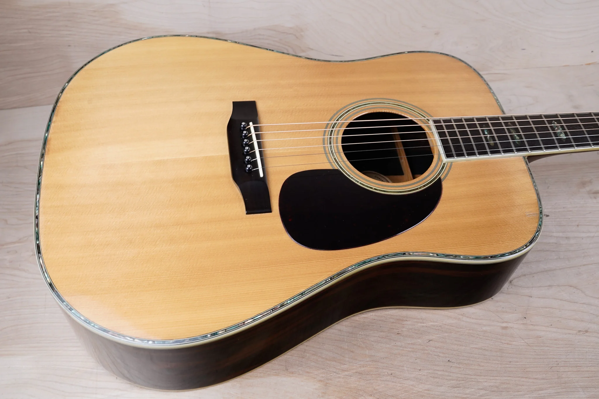 Morris W-40 Acoustic Guitar 1978 Natural Made in Japan MIJ w/ Case - Image 4