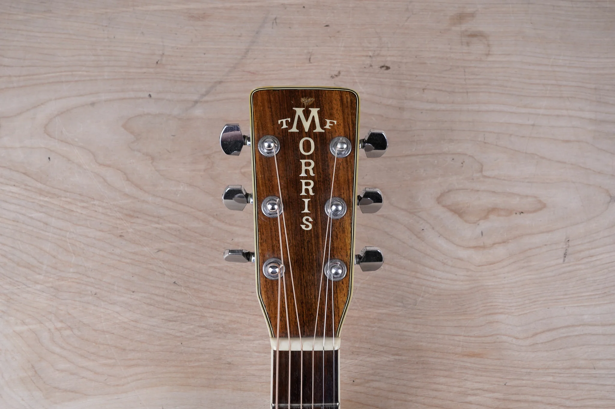Morris W-50 Acoustic Guitar MIJ 1978 Natural Japan Vintage w/ Hard Case - Image 24