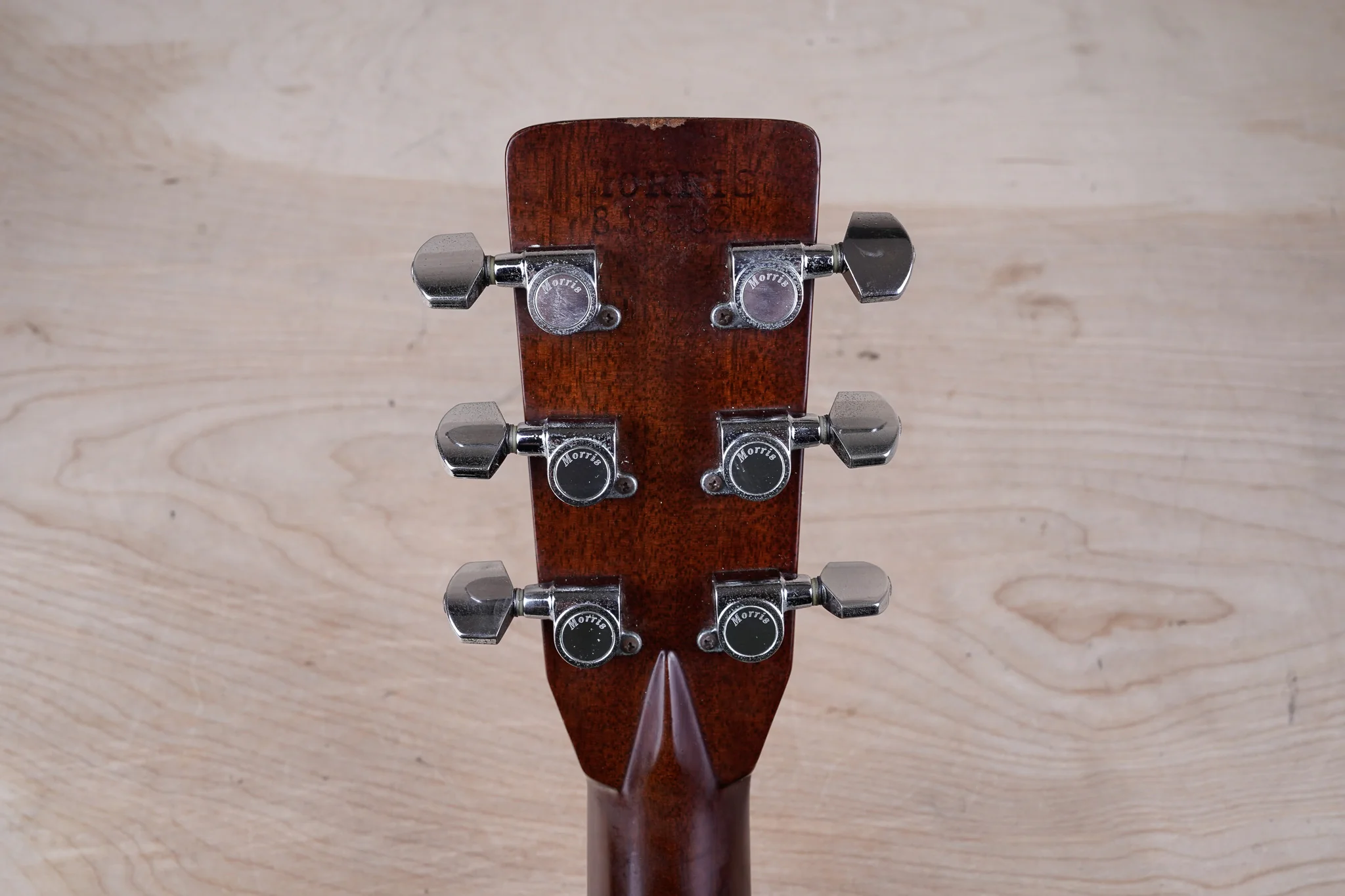 Morris W-50 Acoustic Guitar MIJ 1978 Natural Japan Vintage w/ Hard Case - Image 25