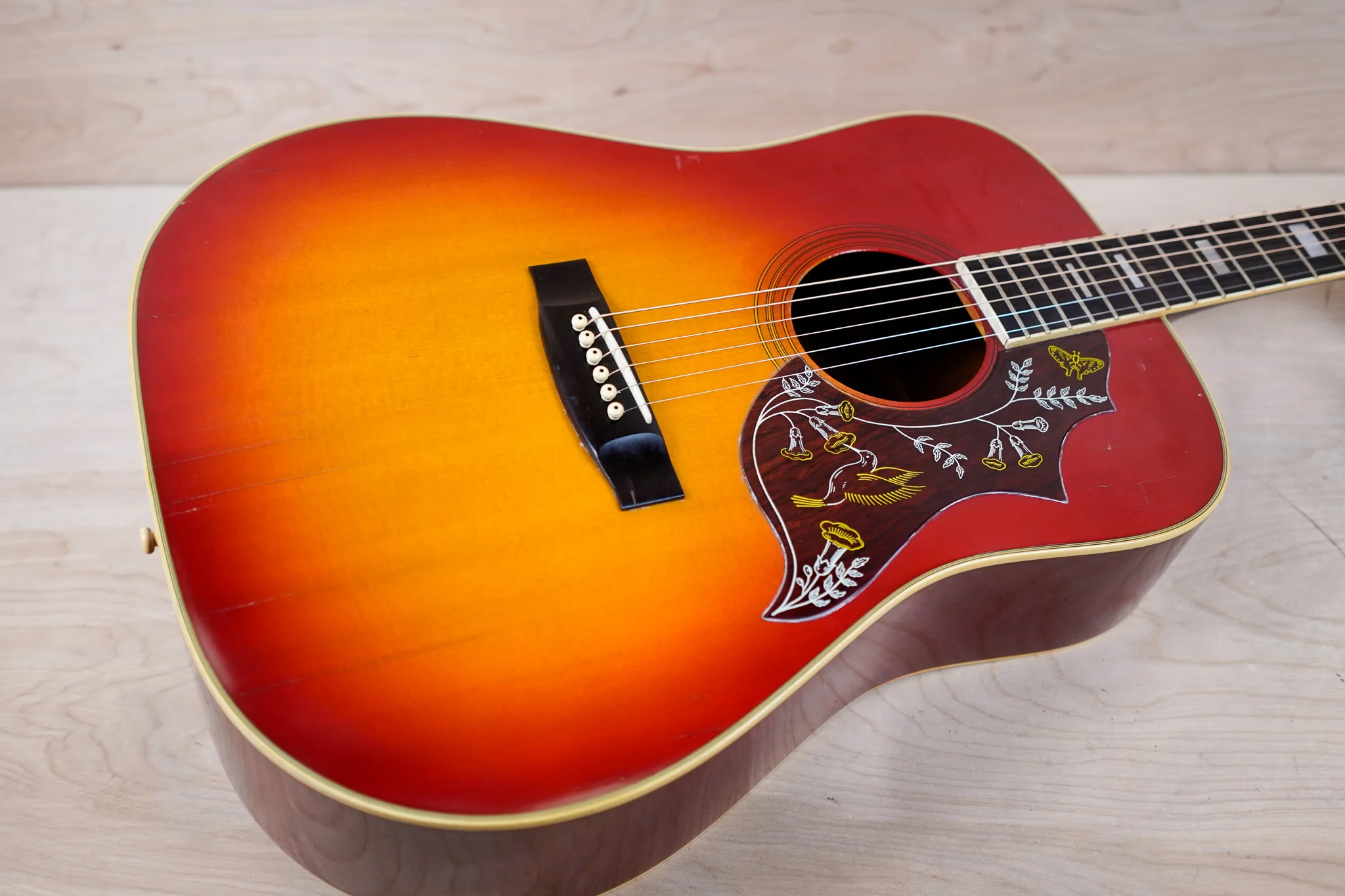 Morris WH-20 MIJ 1978 Cherry Sunburst Vintage Made in Japan MIJ w/ Bag - Image 8