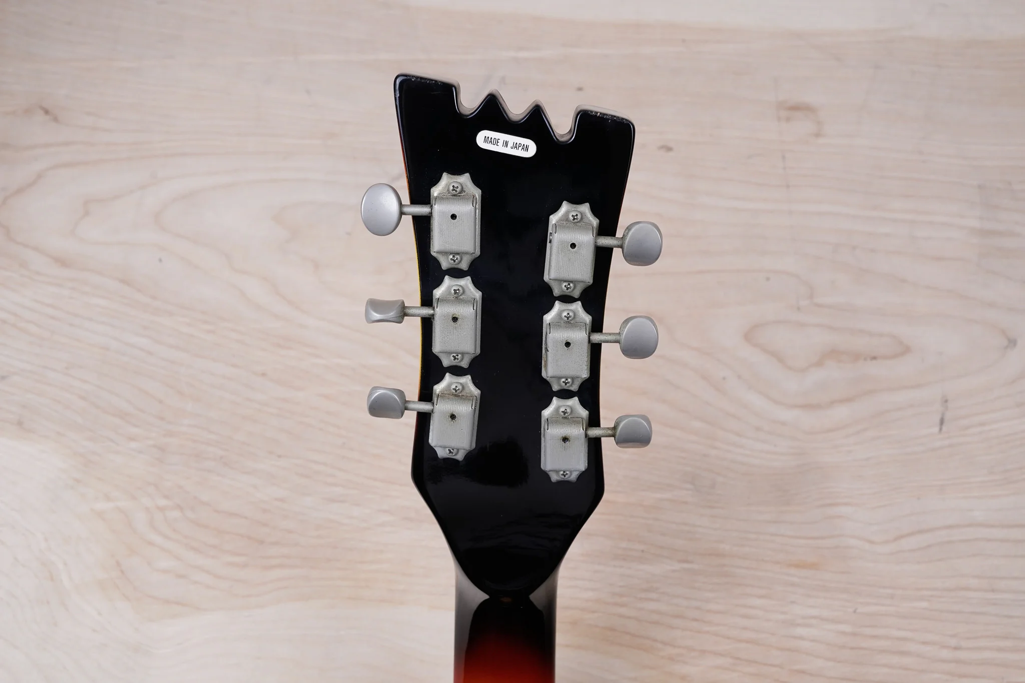 Mosrite The Ventures Model  '65 Reissue Guitar MIJ 1990s Sunburst Made in Japan Moseley Tremolo w/ OHSC - Image 17