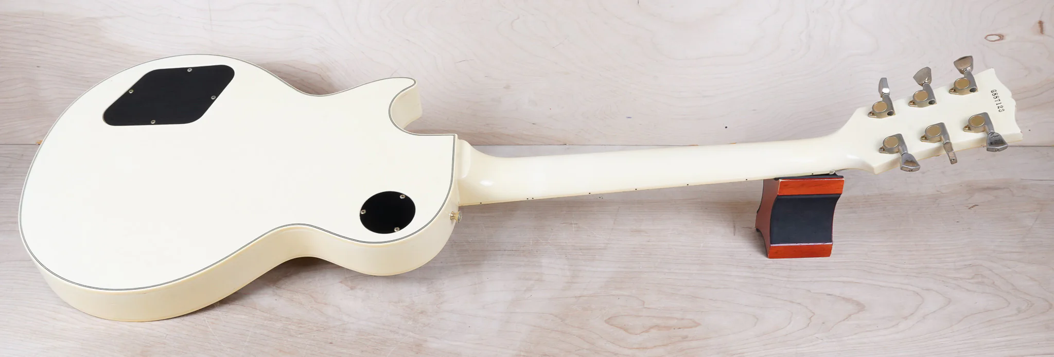Orville by Gibson LPC Les Paul Custom 1988 Alpine White Lacquer Finish Tim Shaw USA Pickups Japan w/ Hard Case - Image 10