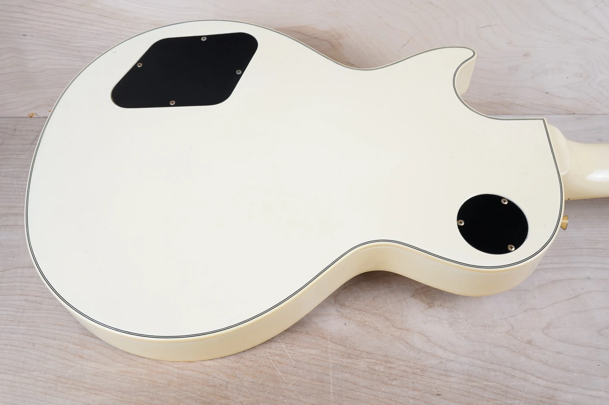 Orville by Gibson LPC Les Paul Custom 1988 Alpine White Lacquer Finish Tim Shaw USA Pickups Japan w/ Hard Case - Image 13