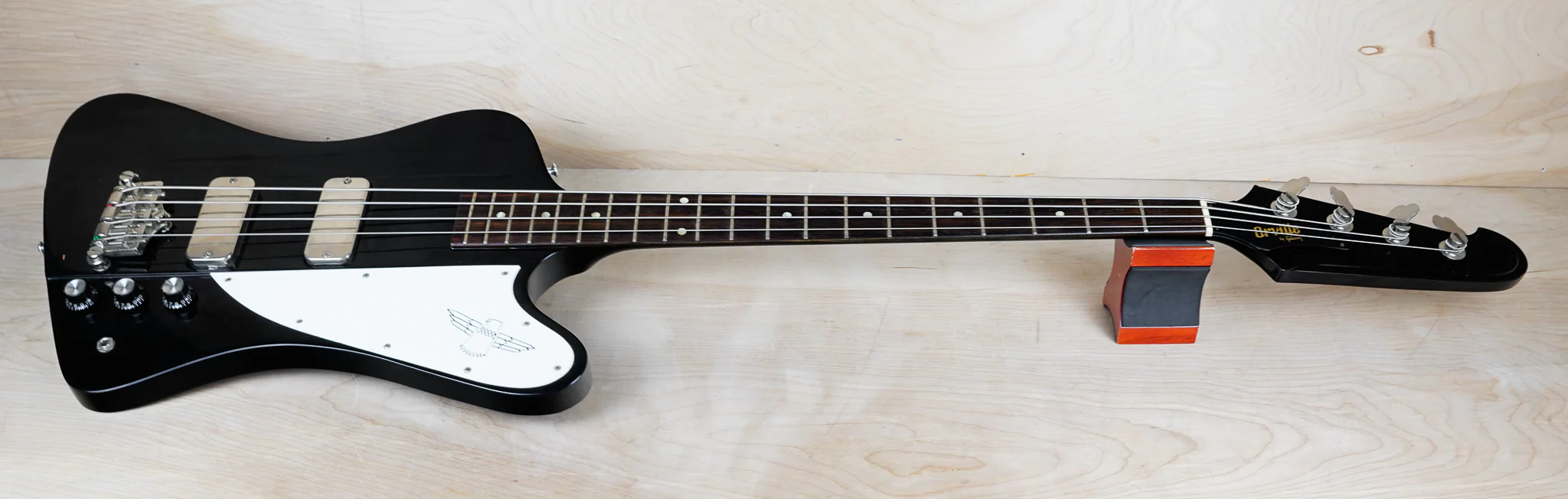 Orville by Gibson TB Thunderbird Bass MIJ 1990 Ebony Lacquer Finish USA Pickups Japan w/ Bag - Image 2