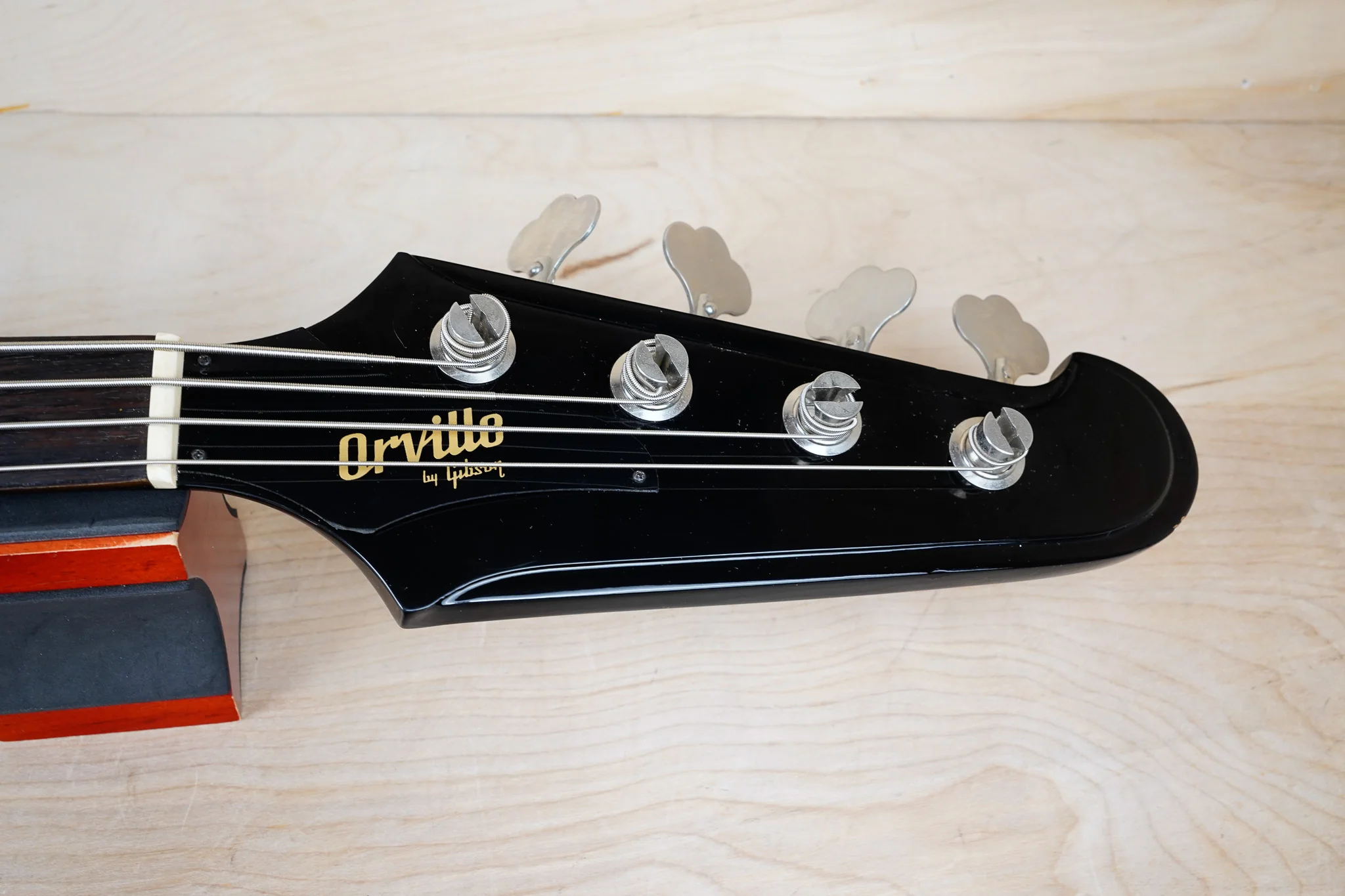 Orville by Gibson TB Thunderbird Bass MIJ 1990 Ebony Lacquer Finish USA Pickups Japan w/ Bag - Image 3