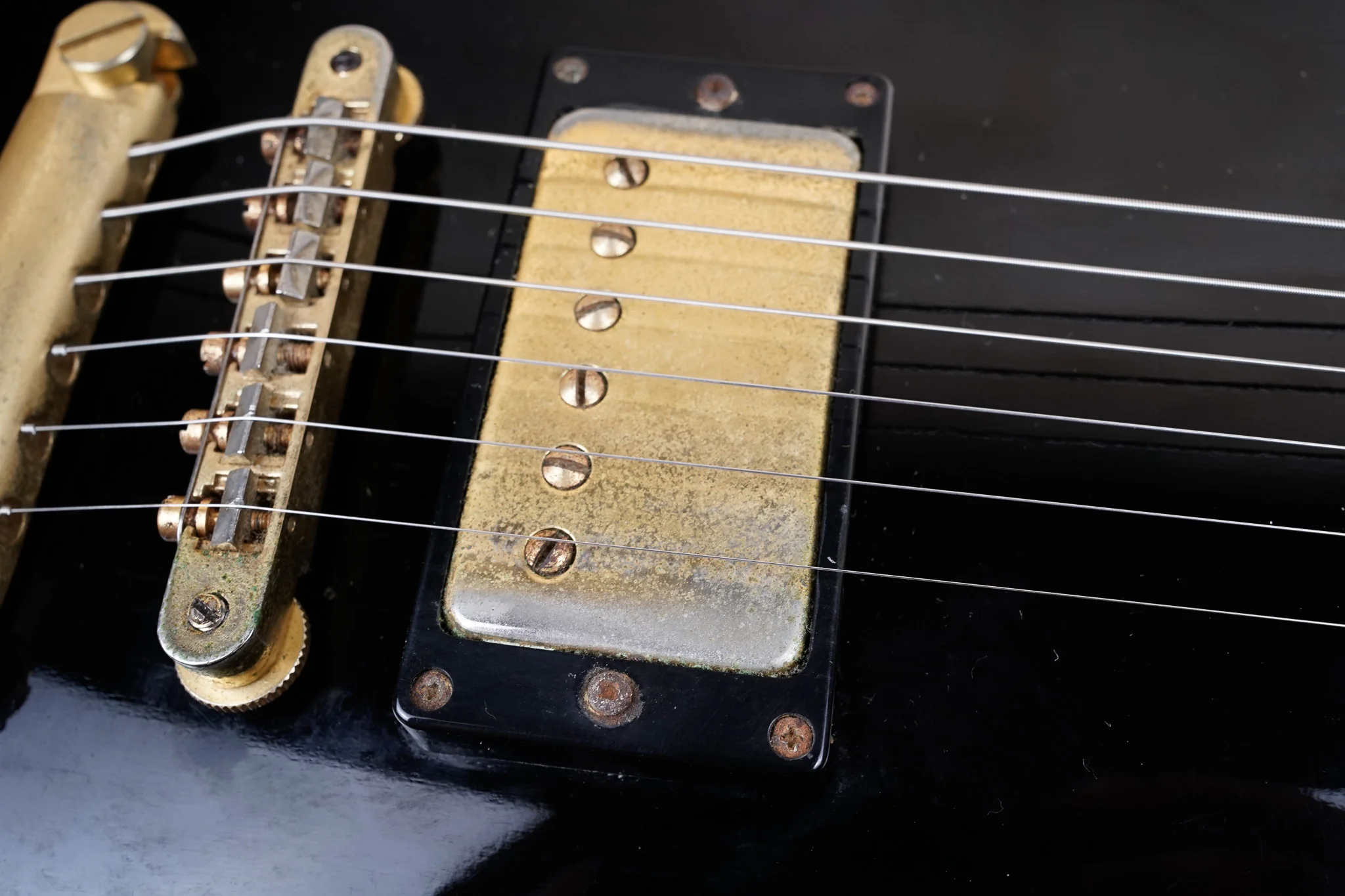 Orville LPC-75 Les Paul Custom MIJ 1990 Ebony Made in Japan w/ Bag - Image 11