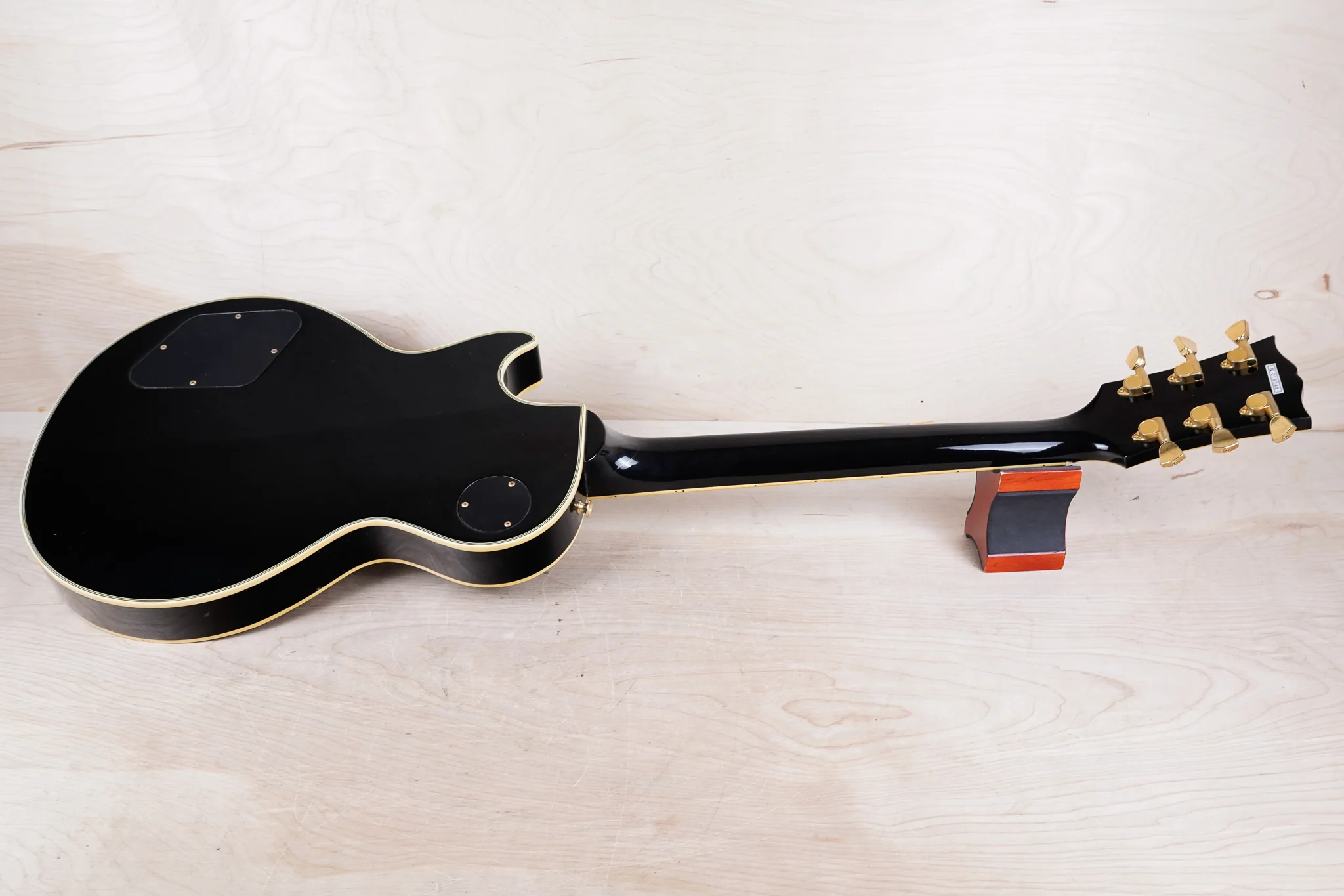 Orville LPC-75 Les Paul Custom MIJ 1990 Ebony Made in Japan w/ Bag - Image 14