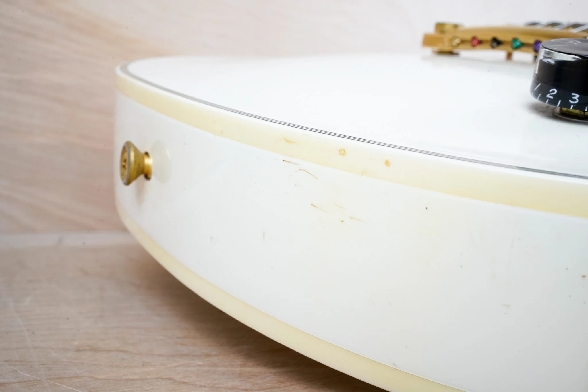Orville LPC-75 Les Paul Custom MIJ 1997 Alpine White Japan Licensed by Gibson w/ Bag - Image 6