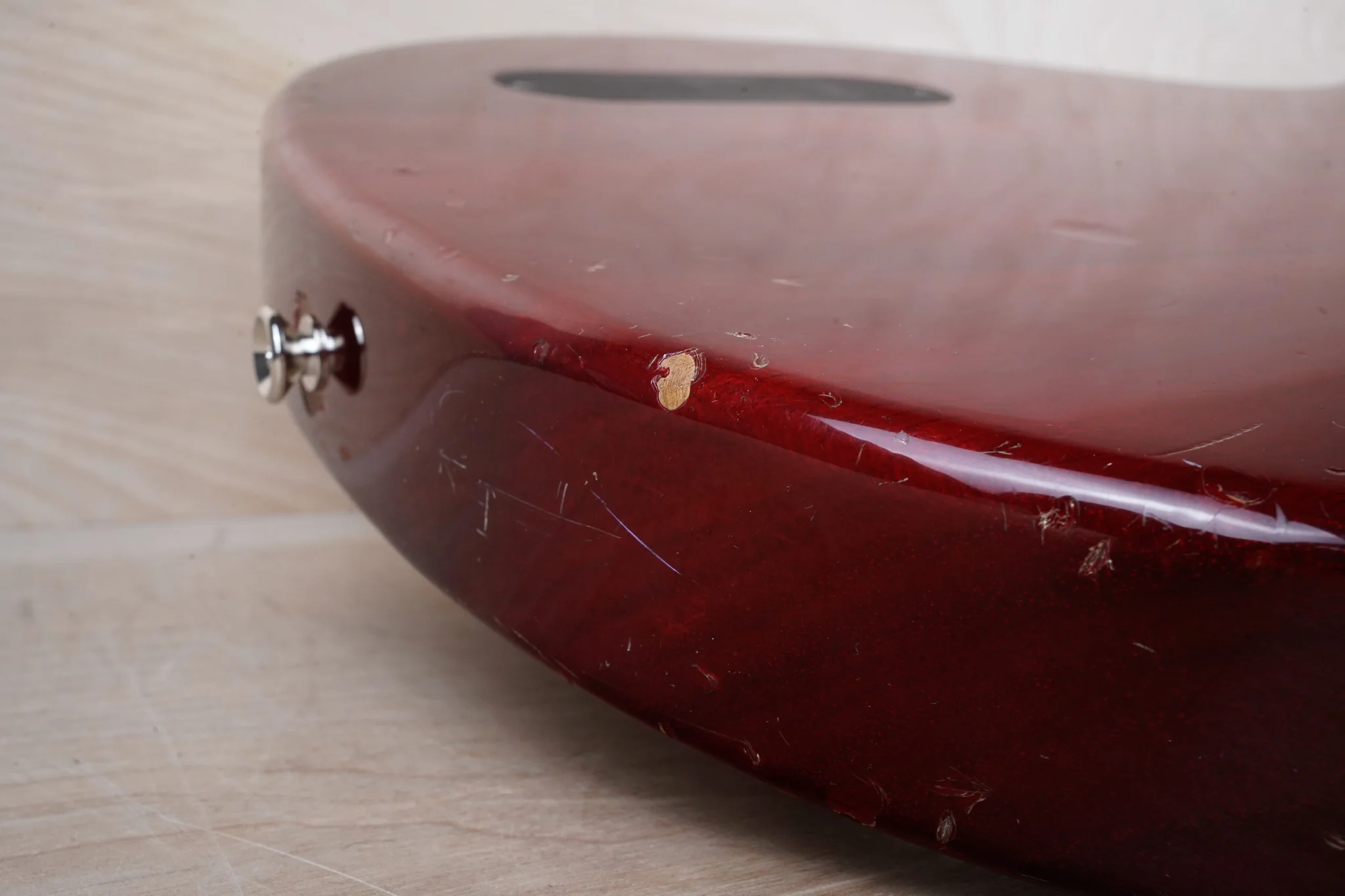 Orville LPJ-D65 Les Paul Junior Double Cutaway MIJ Jr DC 1994 Cherry Gibson Japan Fujigen w/ Bag - Image 17