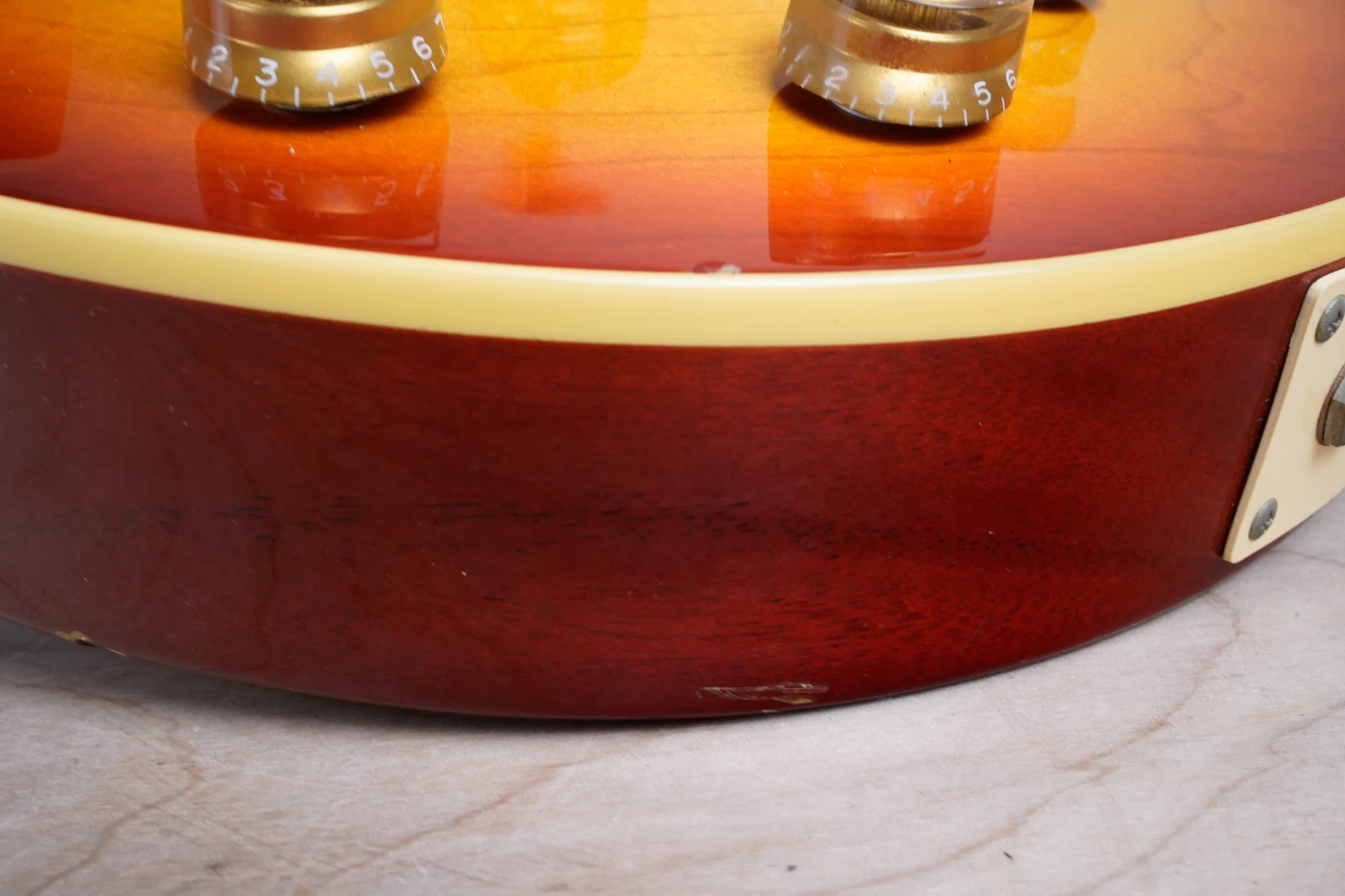 Orville LPS-75 Les Paul Standard Left Handed MIJ 1997 Cherry Sunburst Japan Gibson Lefty w/ Bag - Image 6