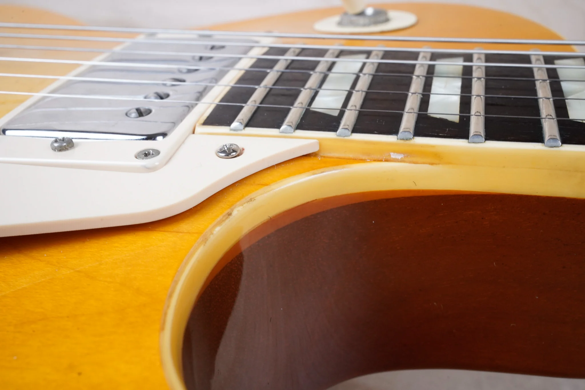 Orville LPS-75 Les Paul Standard MIJ 1990 Lemon Drop Japan Gibson w/ Bag - Image 5