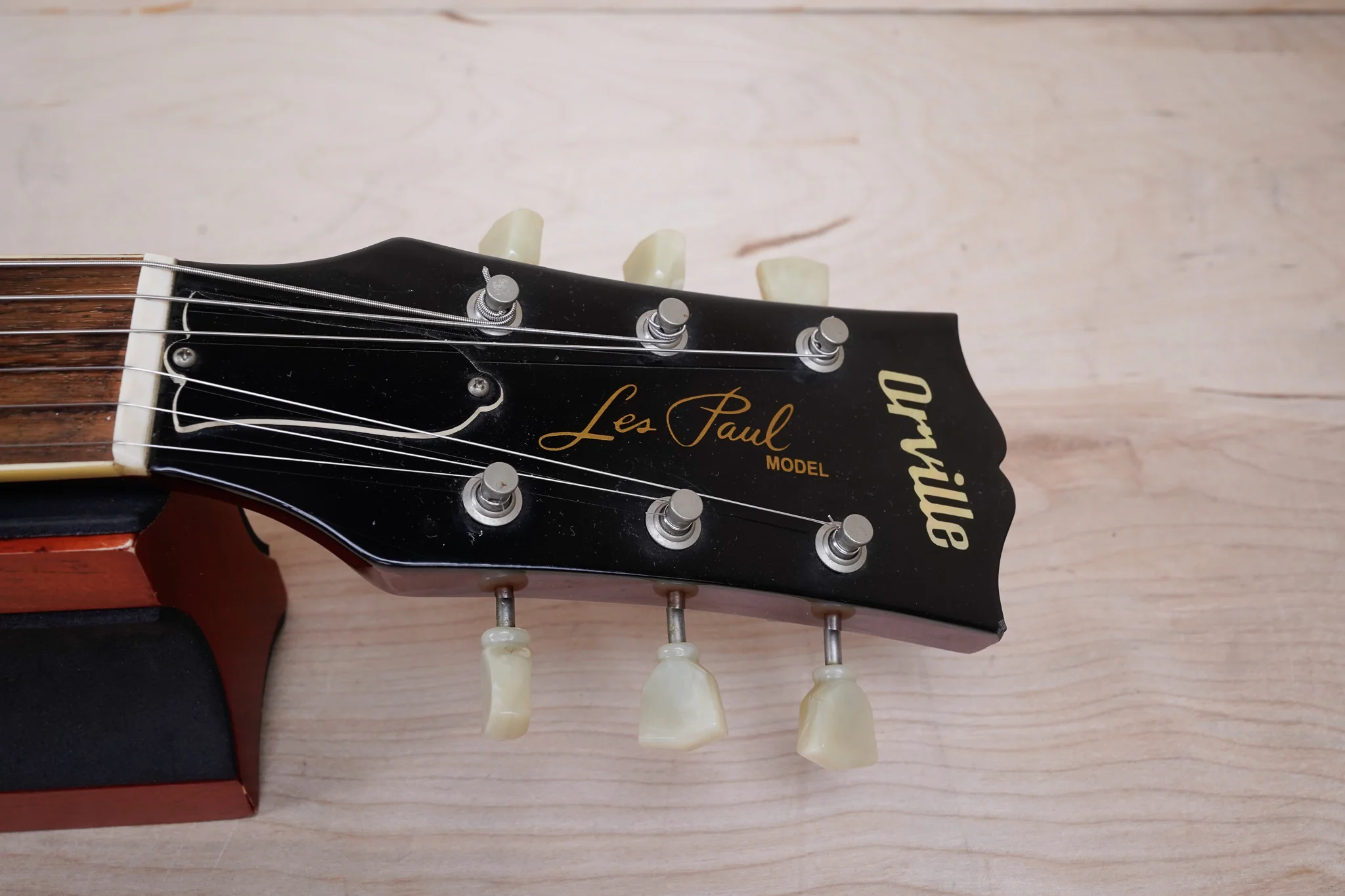 Orville LPS-75 Les Paul Standard MIJ 1993 Cherry Sunburst Quilt Top Japan Gibson w/ Bag - Image 5
