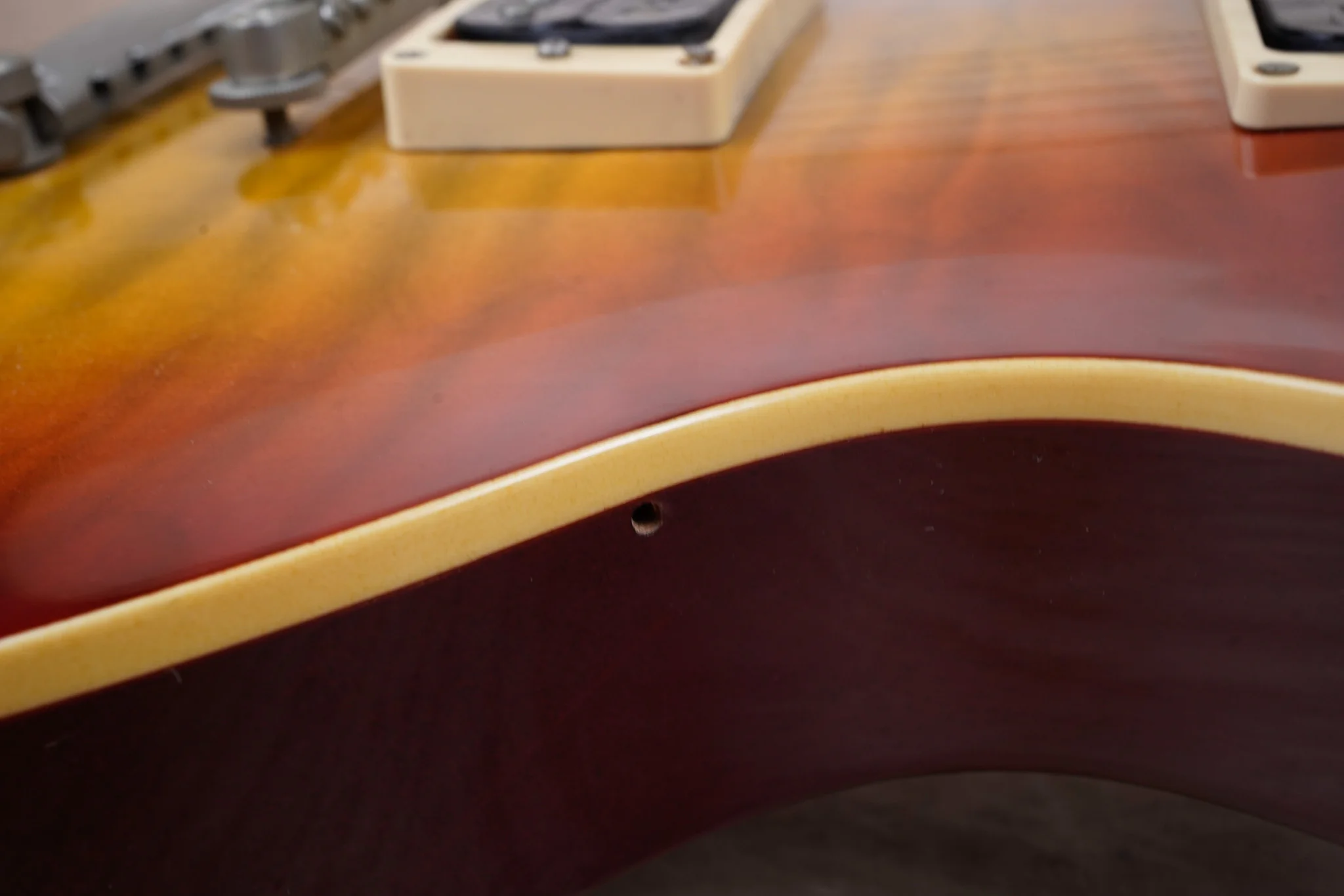 Orville LPS-75 Les Paul Standard MIJ 1993 Cherry Sunburst Quilt Top Japan Gibson w/ Bag - Image 6