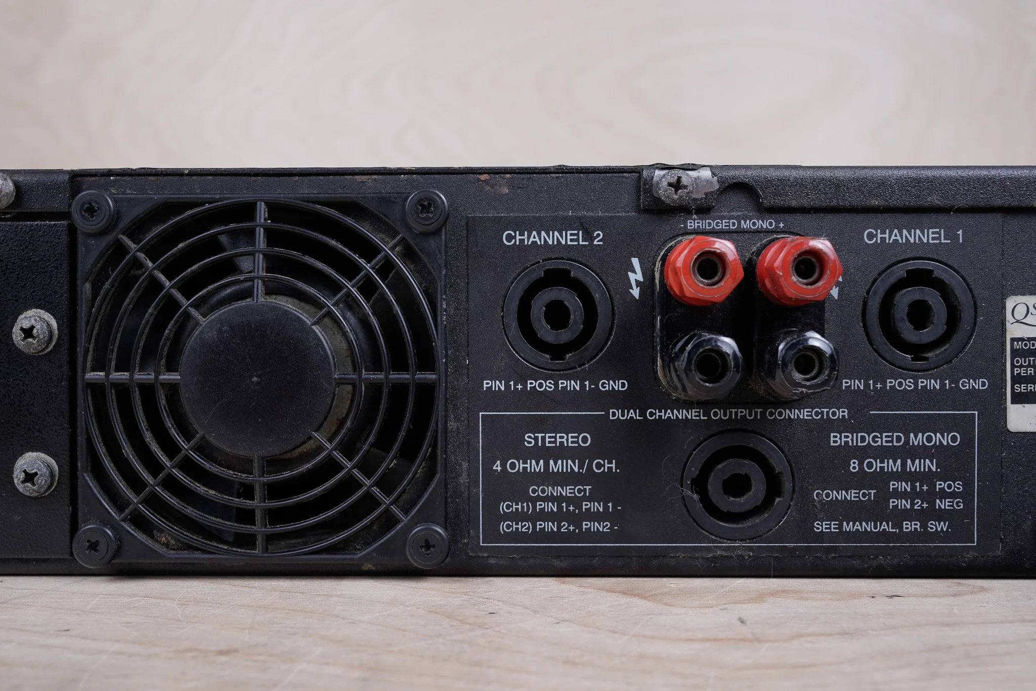 QSC EX 1250 2 Channel Commercial Power Amplifier Rackmount - Image 12