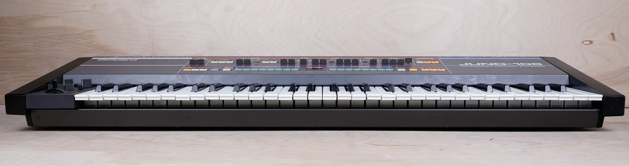 Roland Juno-106 61-Key Programmable Polyphonic Synthesizer 1984 w/ Foot Pedal - Image 10