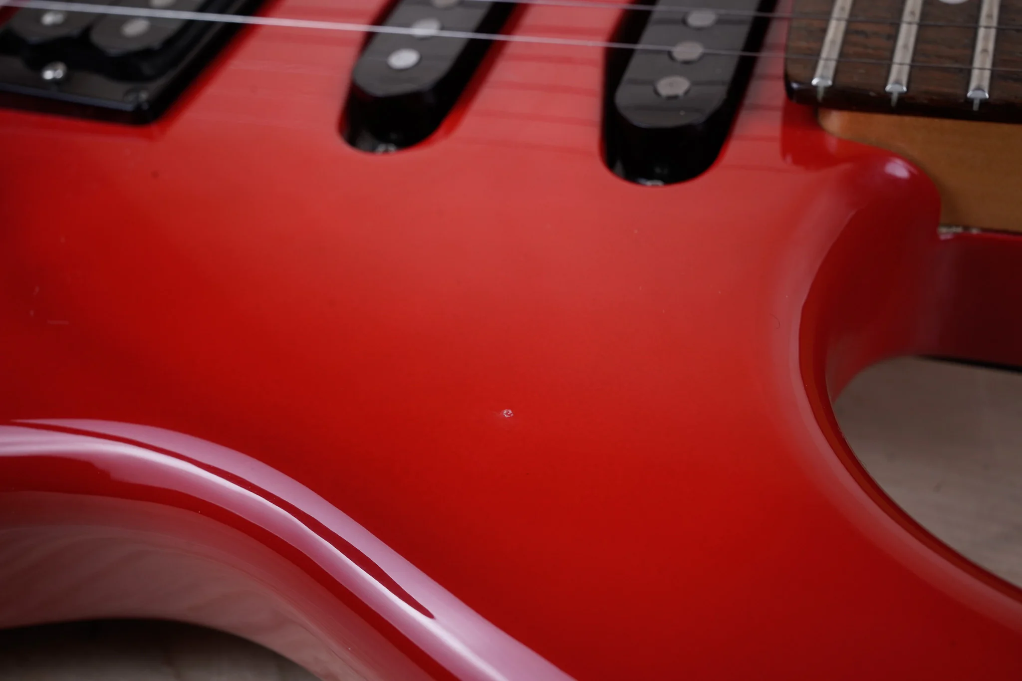 Squier Contemporary Stratocaster HSS MIJ 1987 Torino Red Japan w/ Hard Case - Image 5