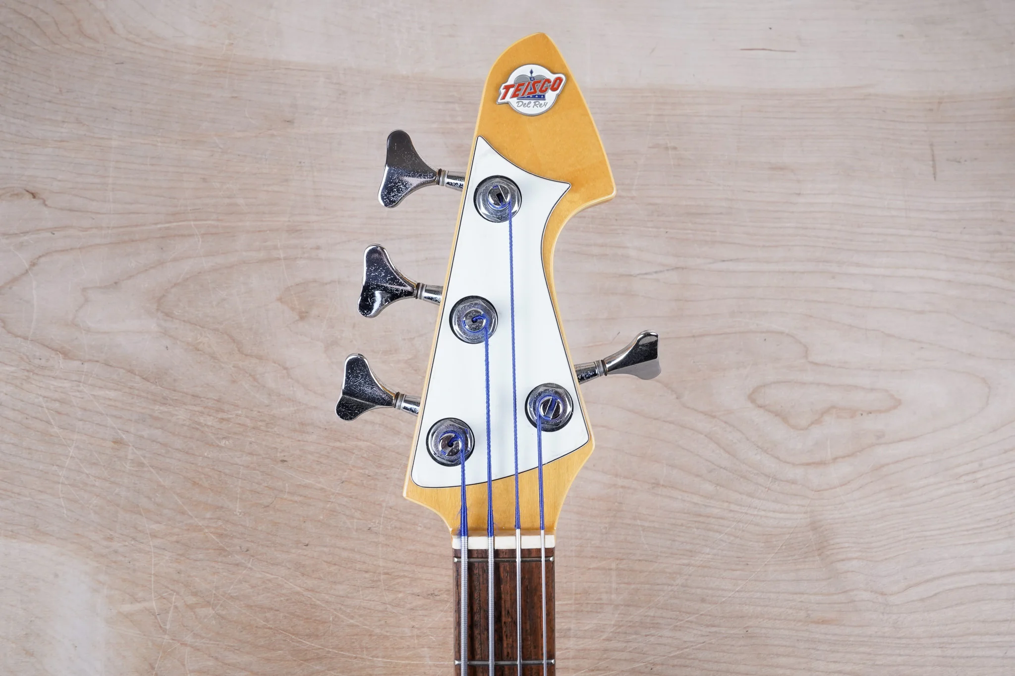 Teisco SPB-200 Spectrum Bass Reissue MIJ 2001 Metallic Blue Short Scale 30' Japan w/ Bag - Image 18