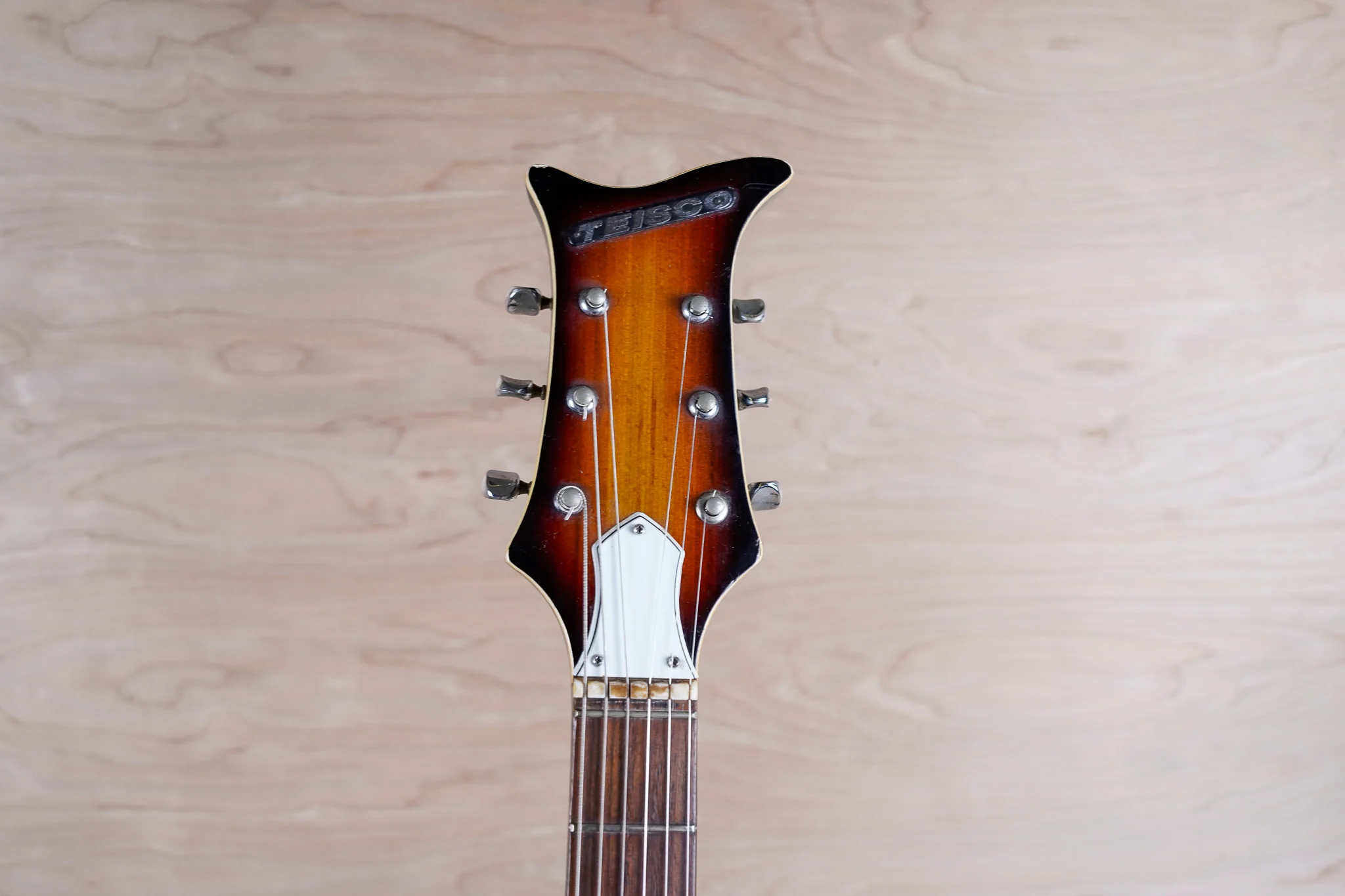 Teisco V-2 MIJ 1960's Sunburst Vintage Made in Japan w/ Bag - Image 22