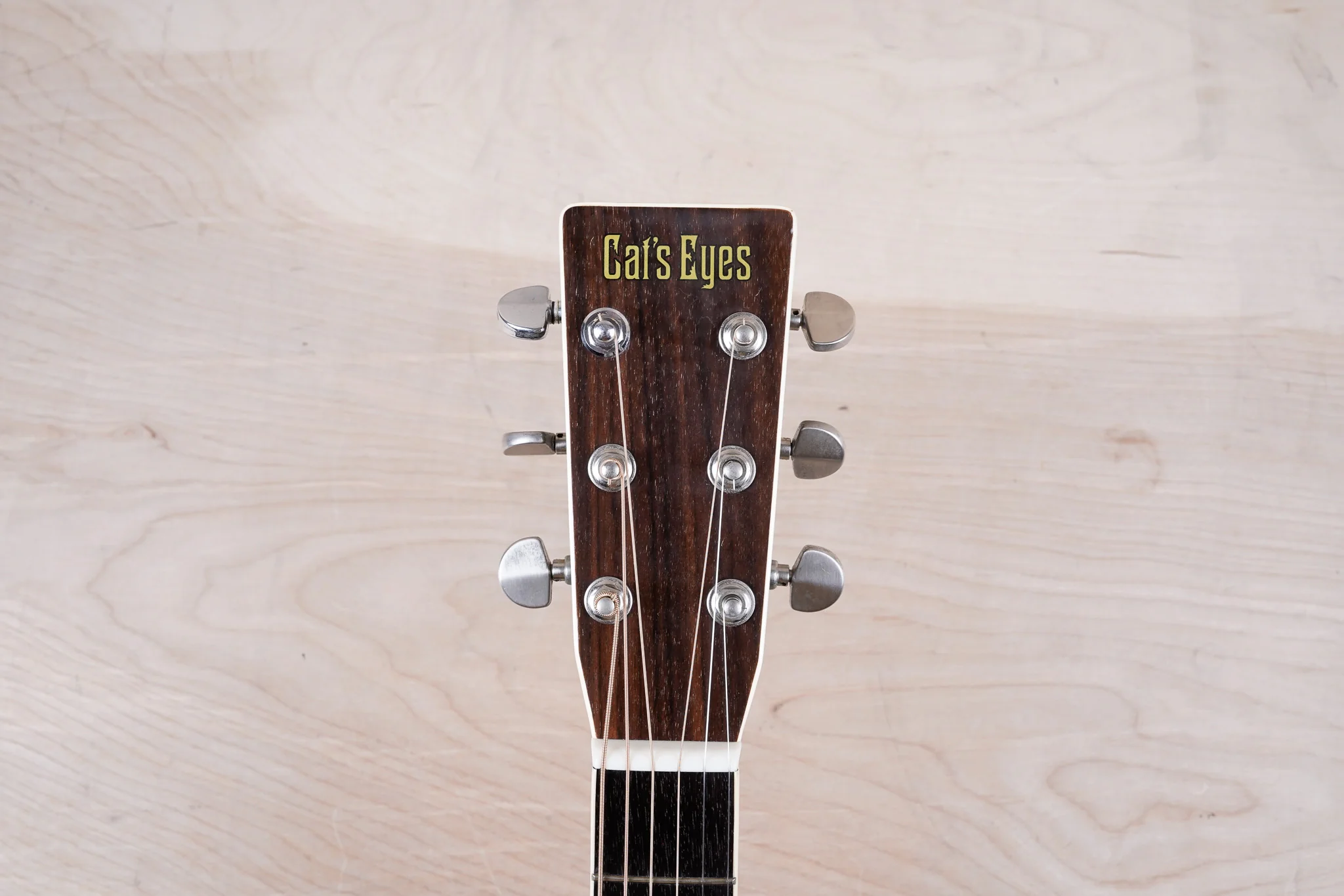 Tokai Cat's Eyes CE-300 Vintage Acoustic Guitar MIJ 1983 Natural Made in Japan w/ Hard Case - Image 18