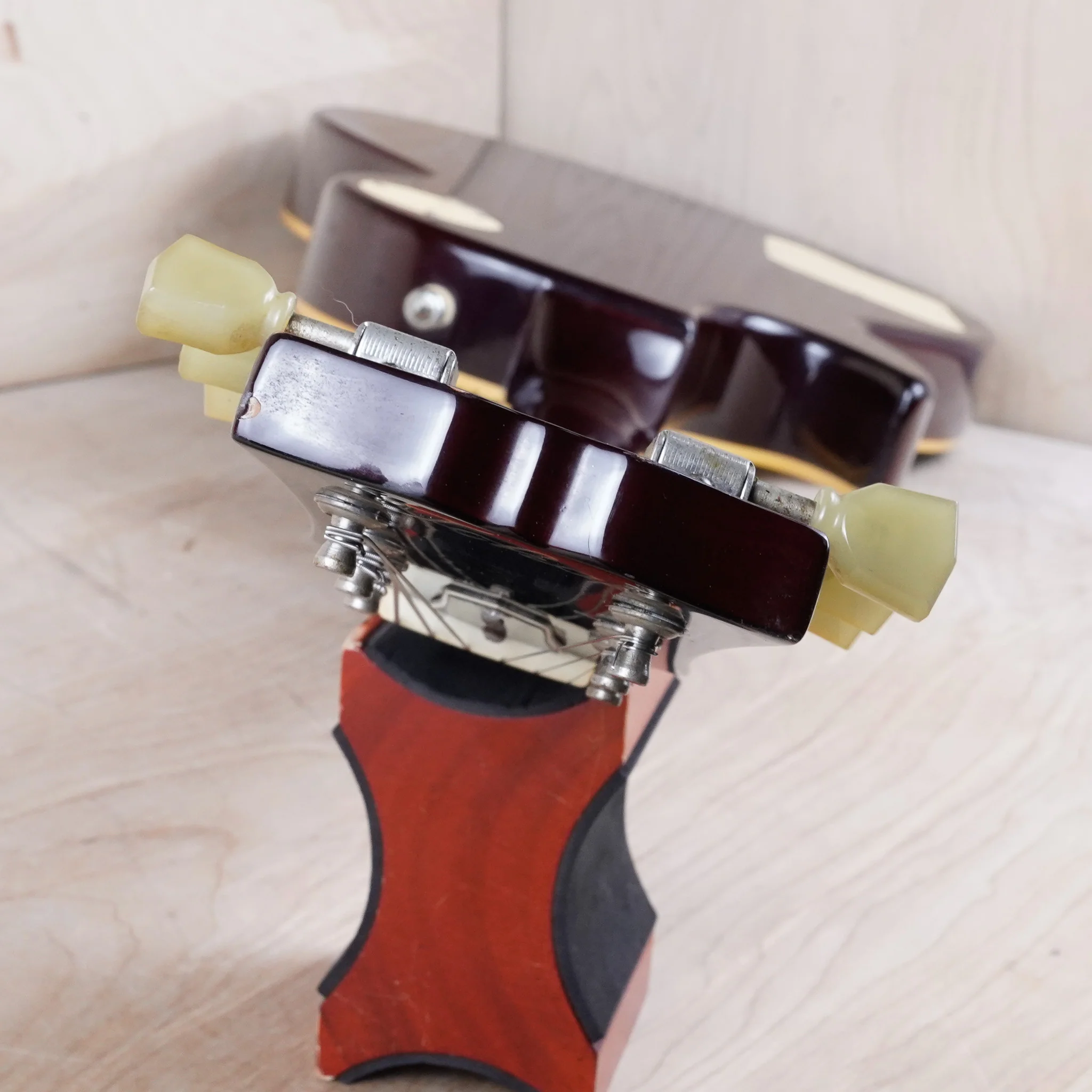 Tokai Love Rock ALS48 MIK 1999 See Through Dark Red w/ Bag - Image 19
